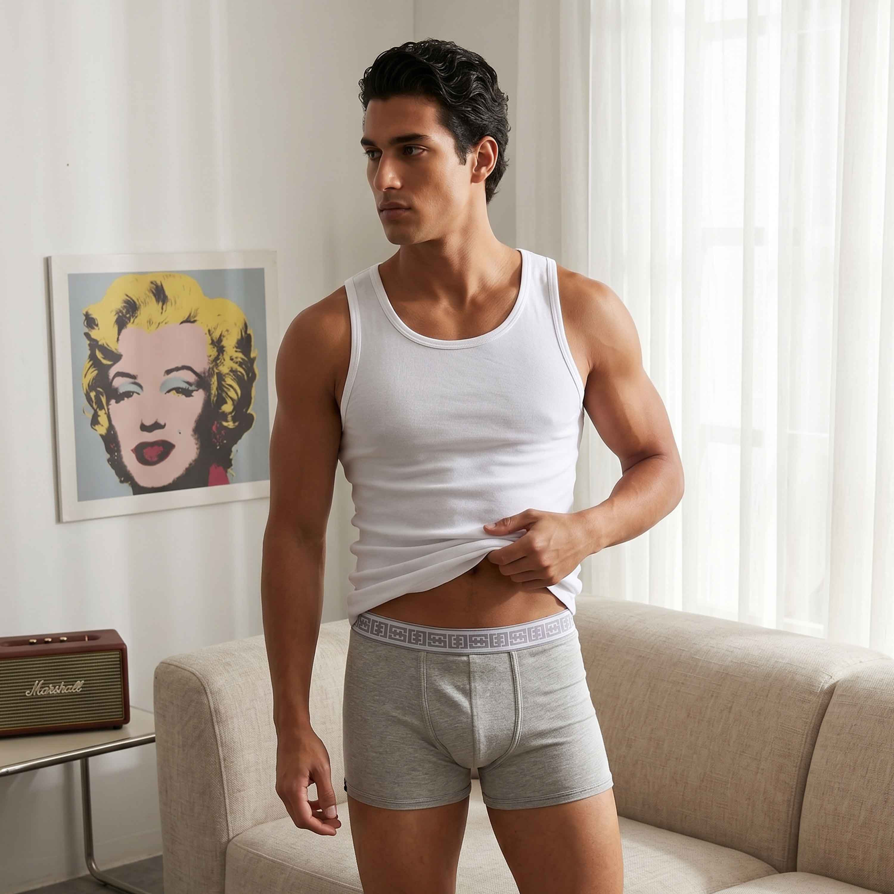 Textured Boxers - Pack of 3-men-clothing-innerwear-underwear-image-5