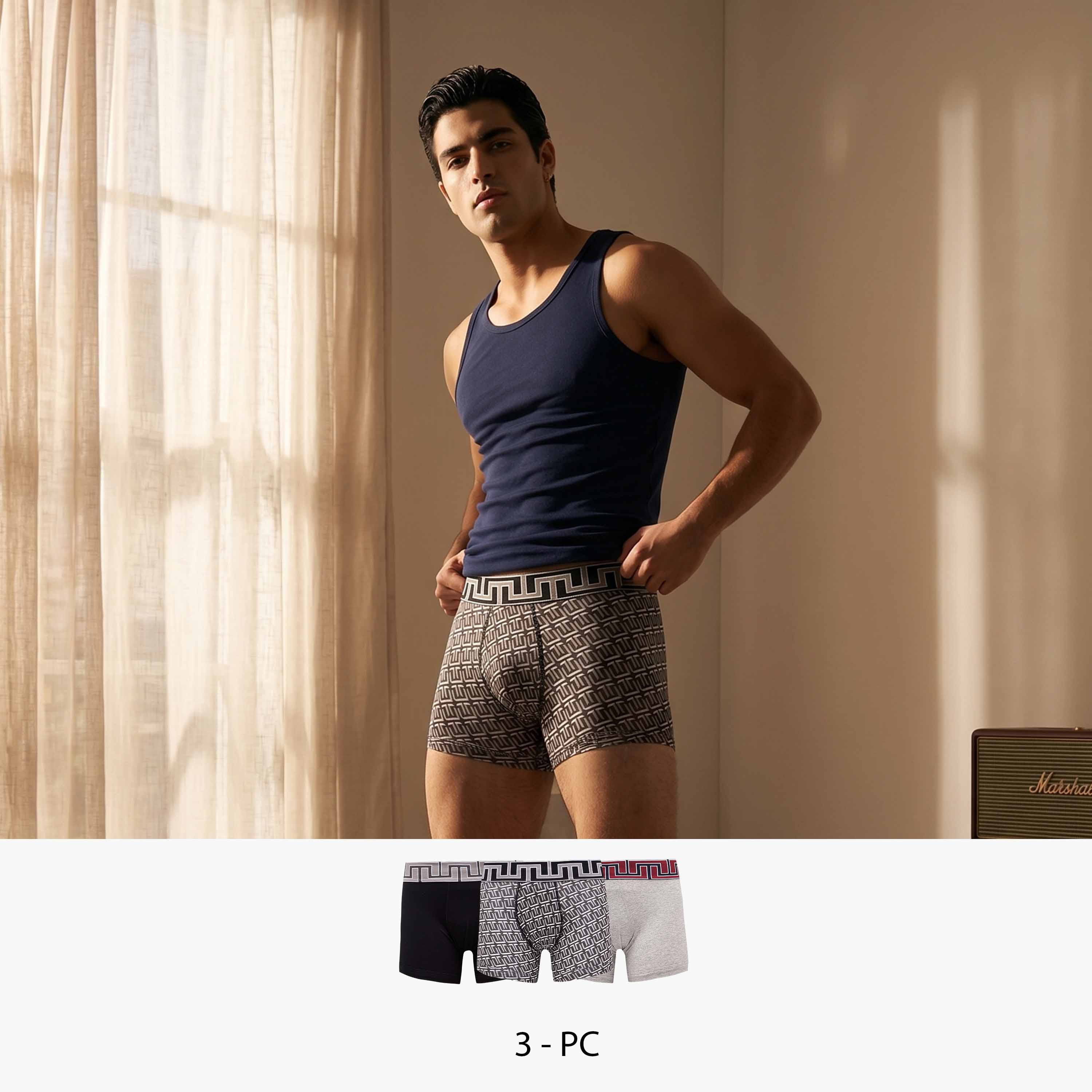 طقم سراويل بوكسر قطنية مريحة 3 قطع-men-clothing-innerwear-underwear-image-1