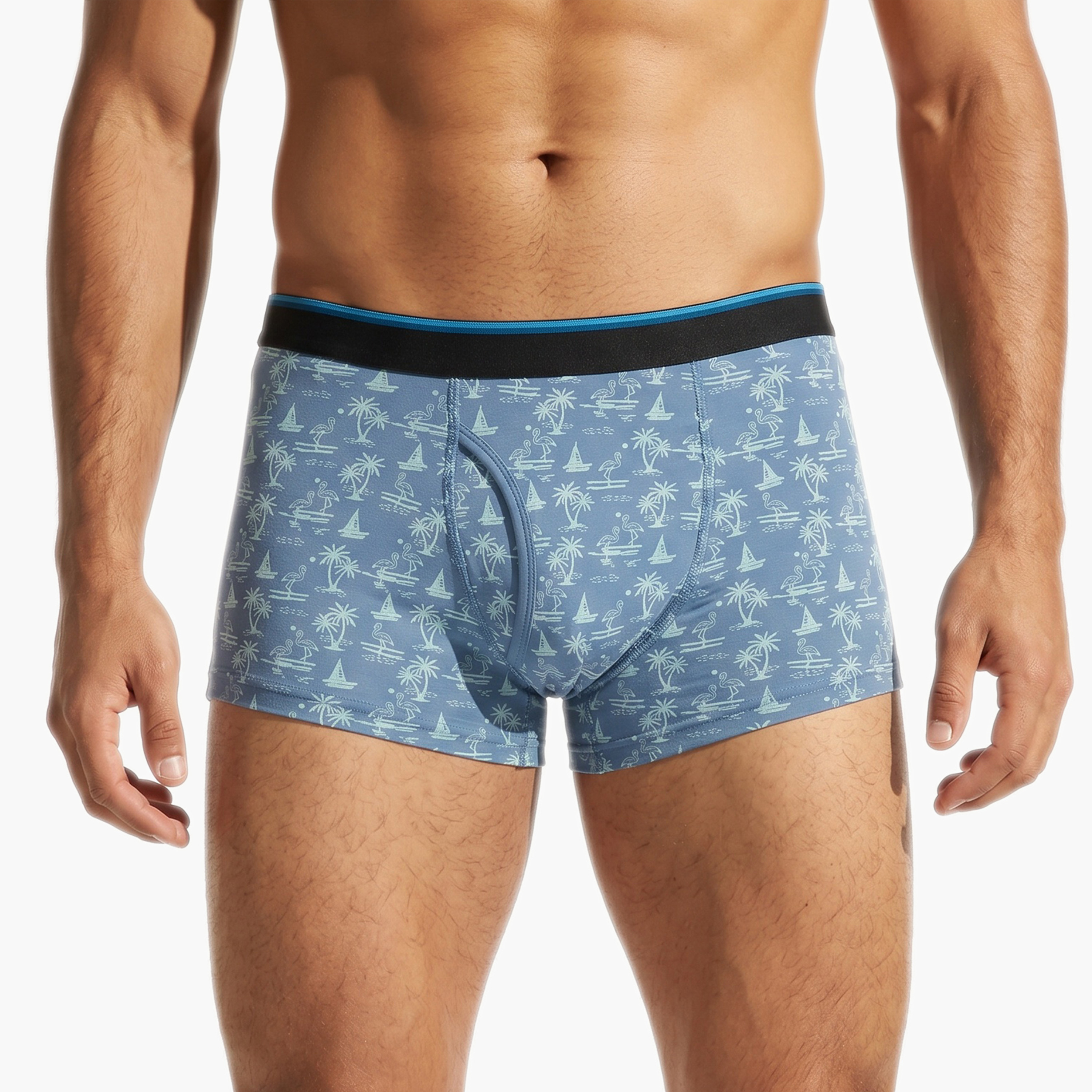 Assorted Print Trunks - Pack of 3-men-clothing-innerwear-underwear-image-5