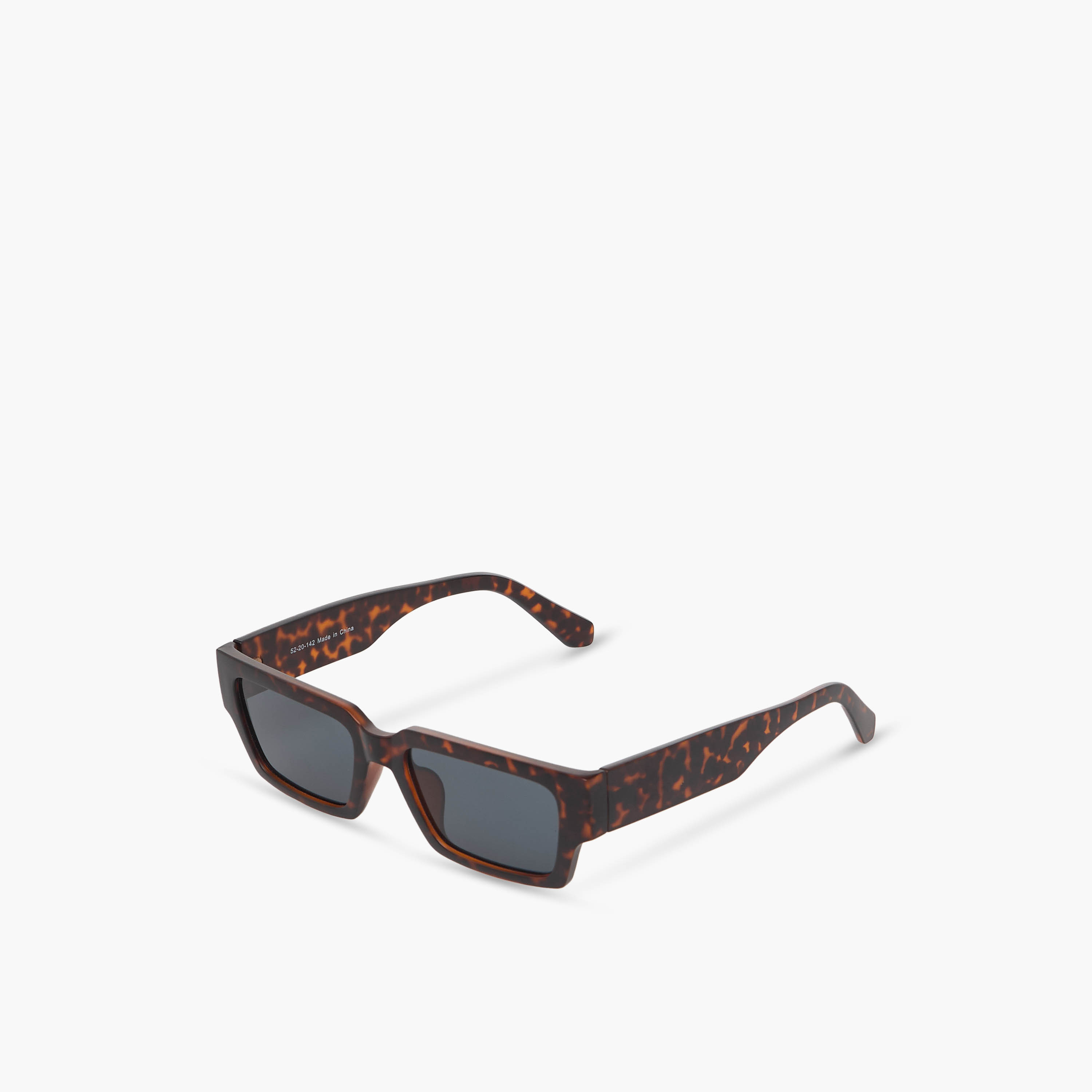 Men Rectangular Grey Lens Sunglasses-men-sunglasses-image-1