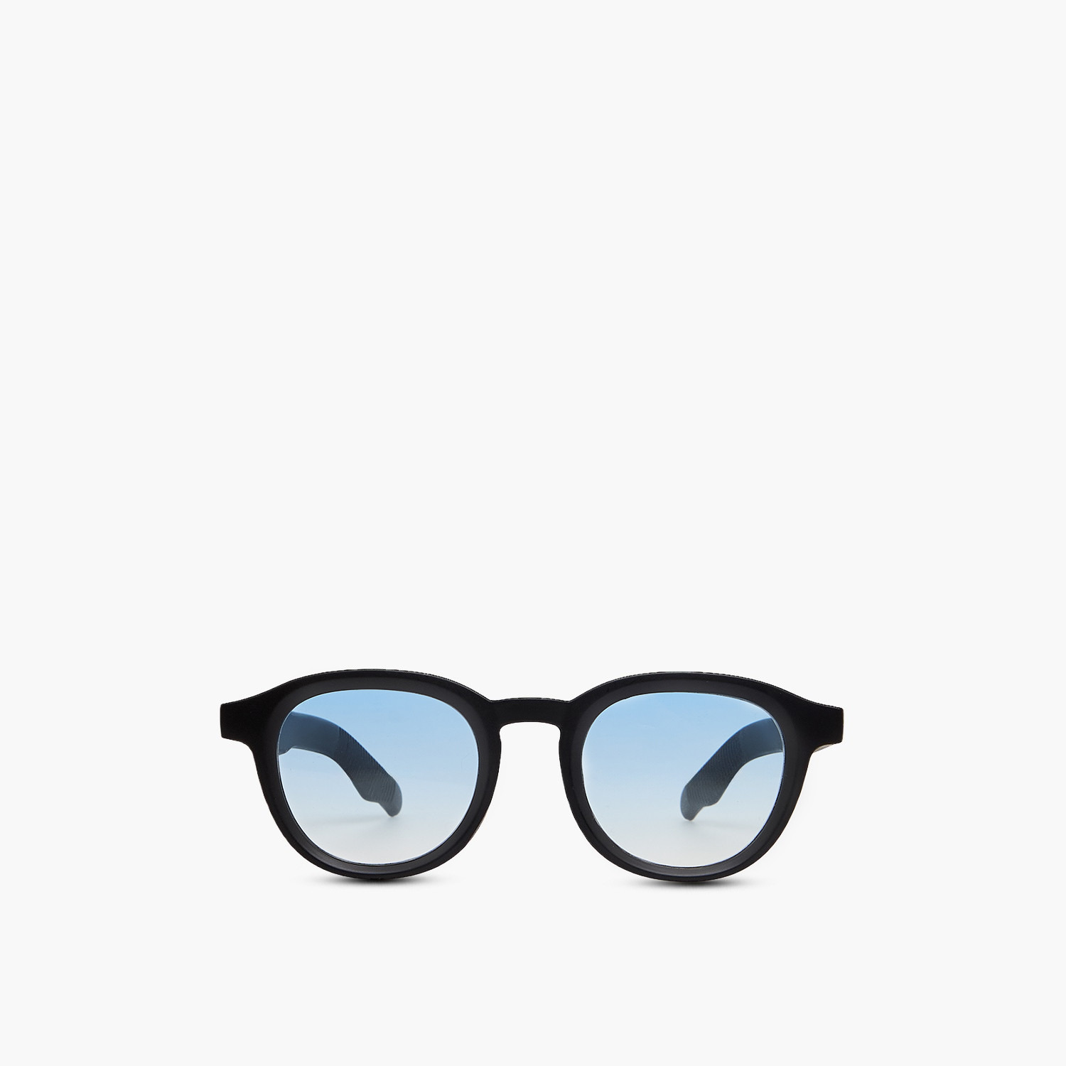 Men Round Blue Lens Sunglasses-men-sunglasses-image-2