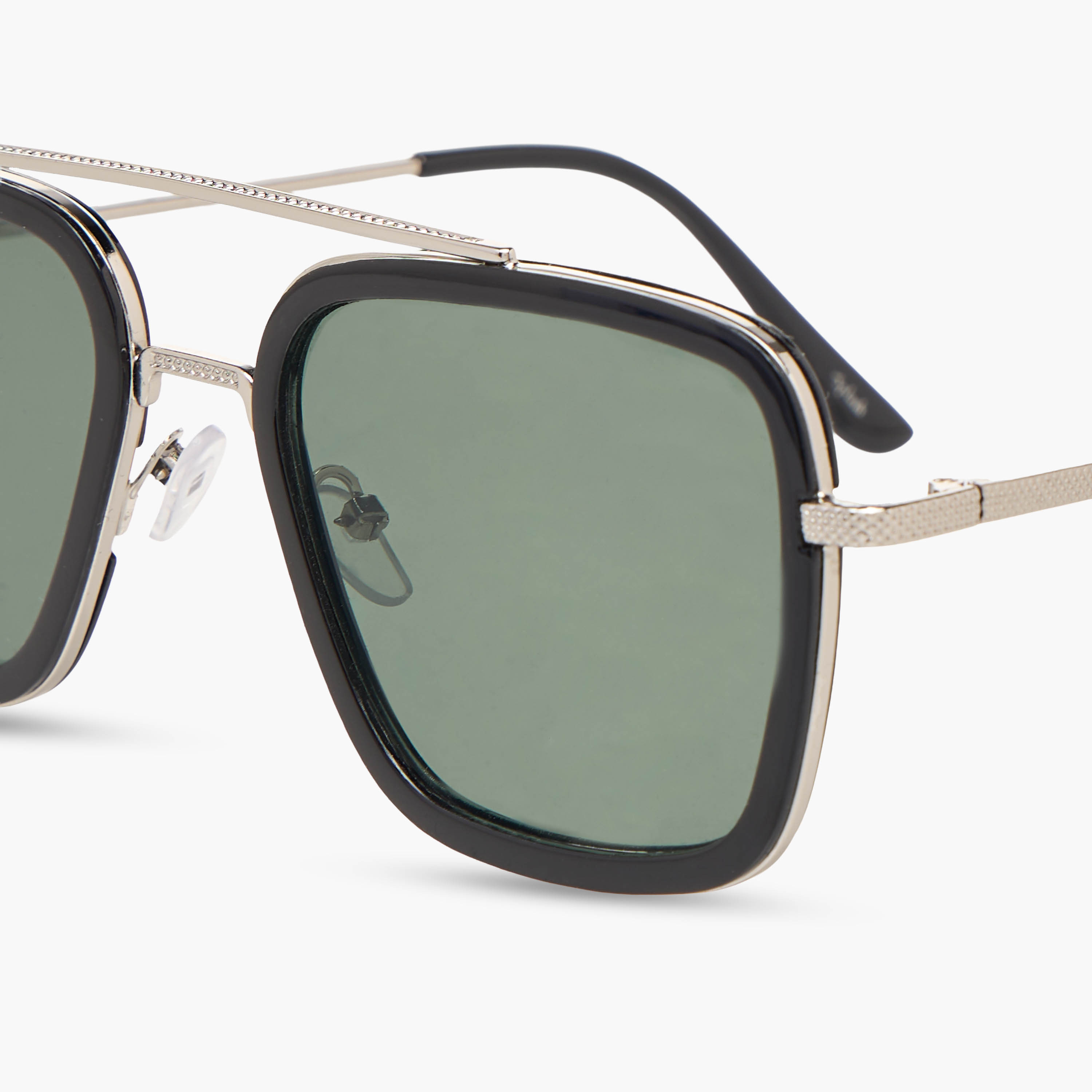 Men Square Frame Grey Lens Sunglasses-men-sunglasses-image-6