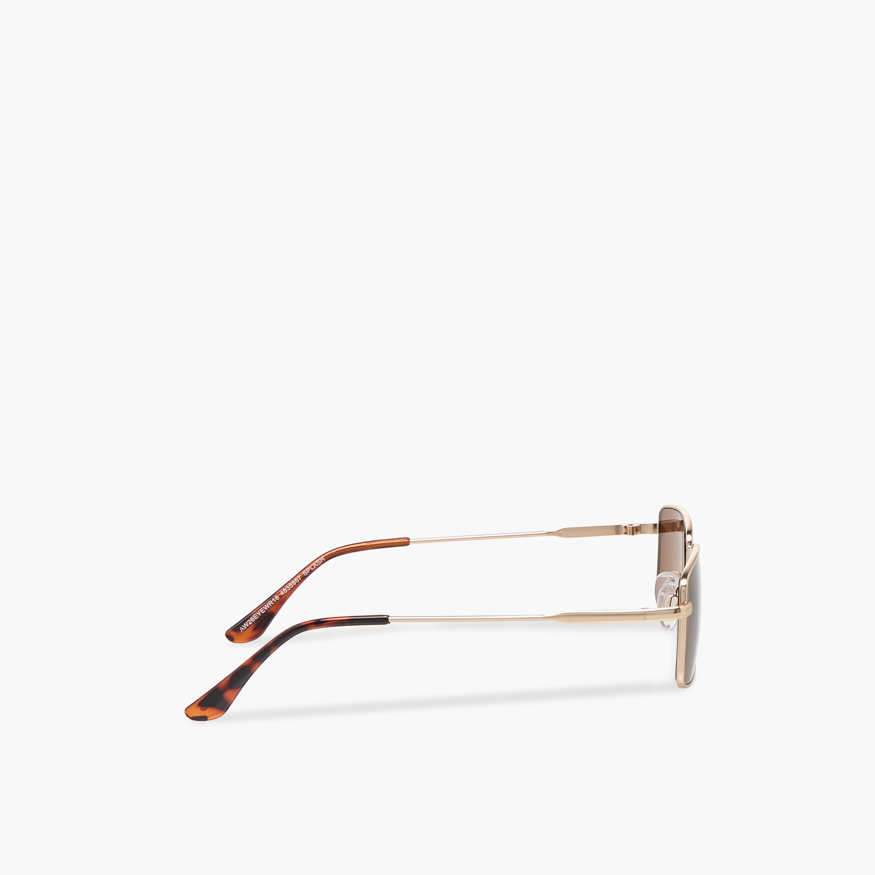 Men Rectangular Brown Lens Sunglasses-men-sunglasses-image-4