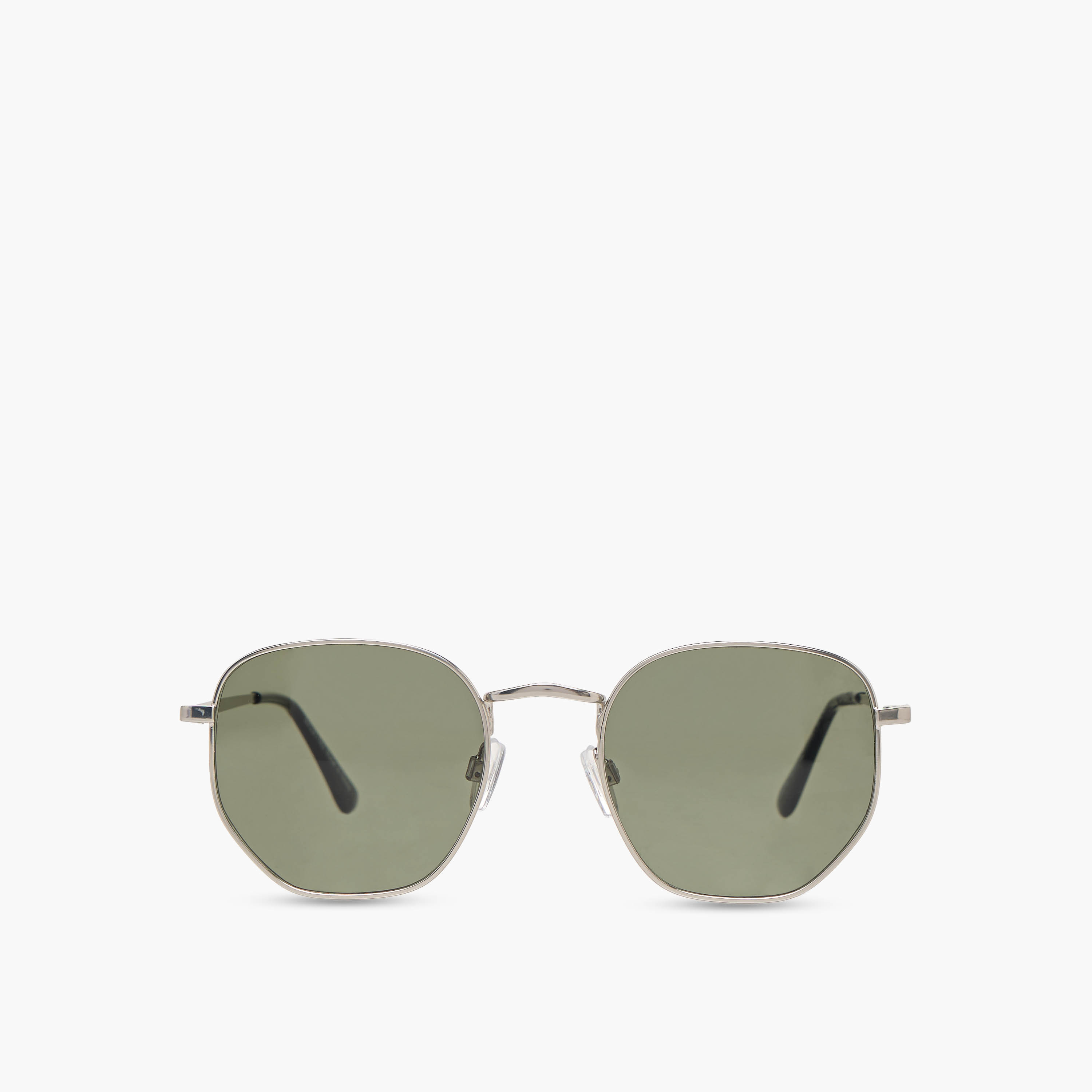 Men Hexagonal Grey Lens Sunglasses-men-sunglasses-image-3