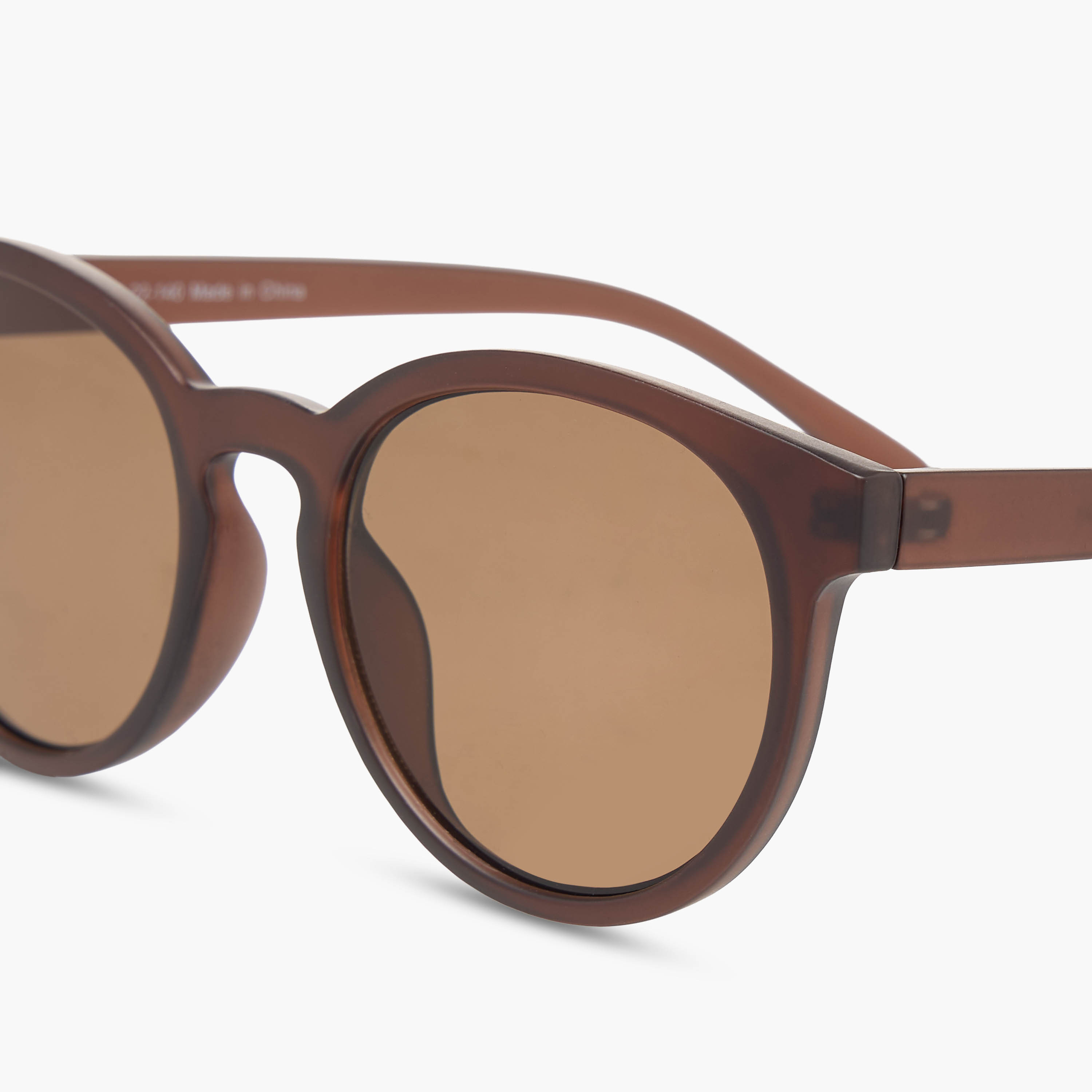 Men Round Brown Lens Sunglasses-men-sunglasses-image-6