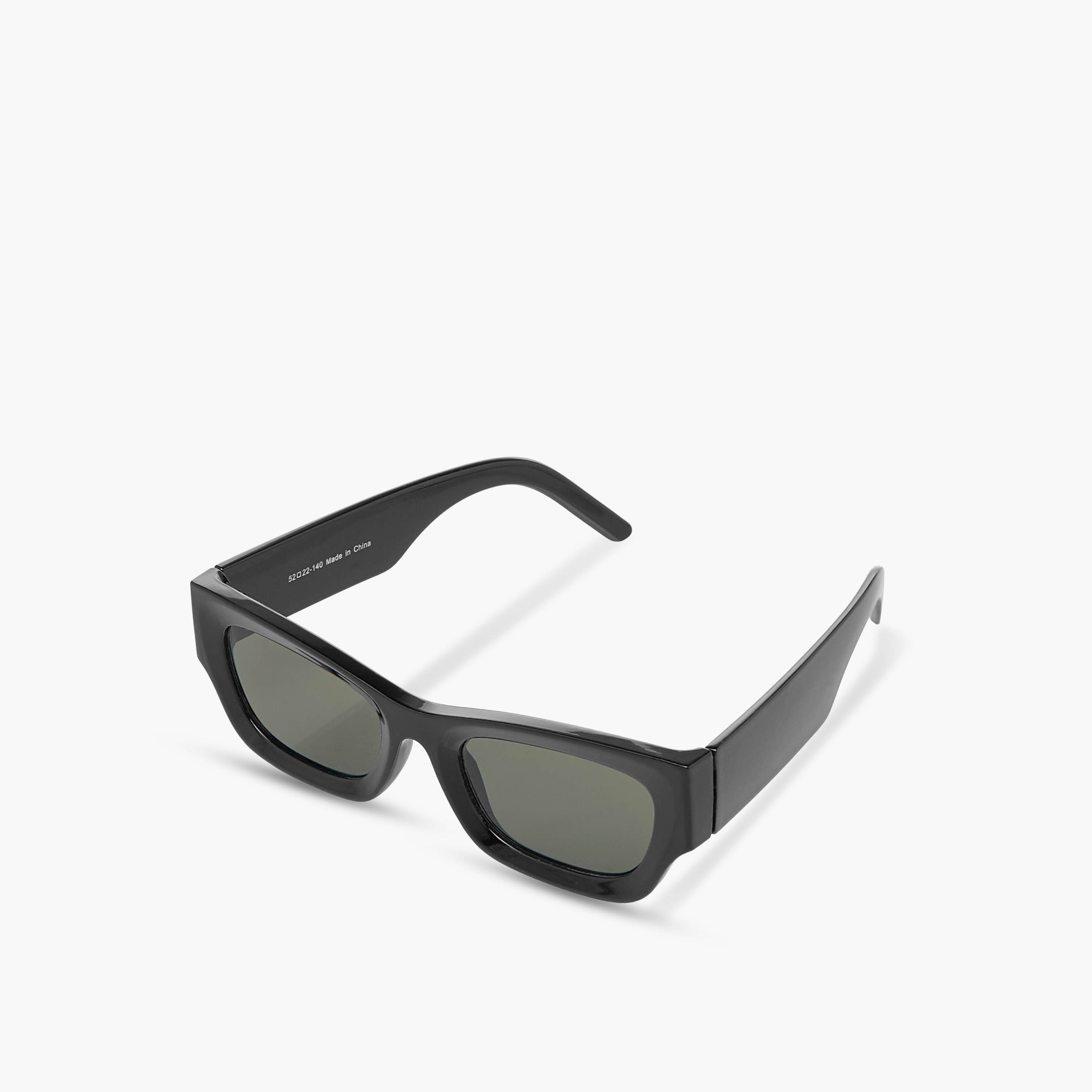 Men Rectangular Grey Lens Sunglasses-men-sunglasses-image-1