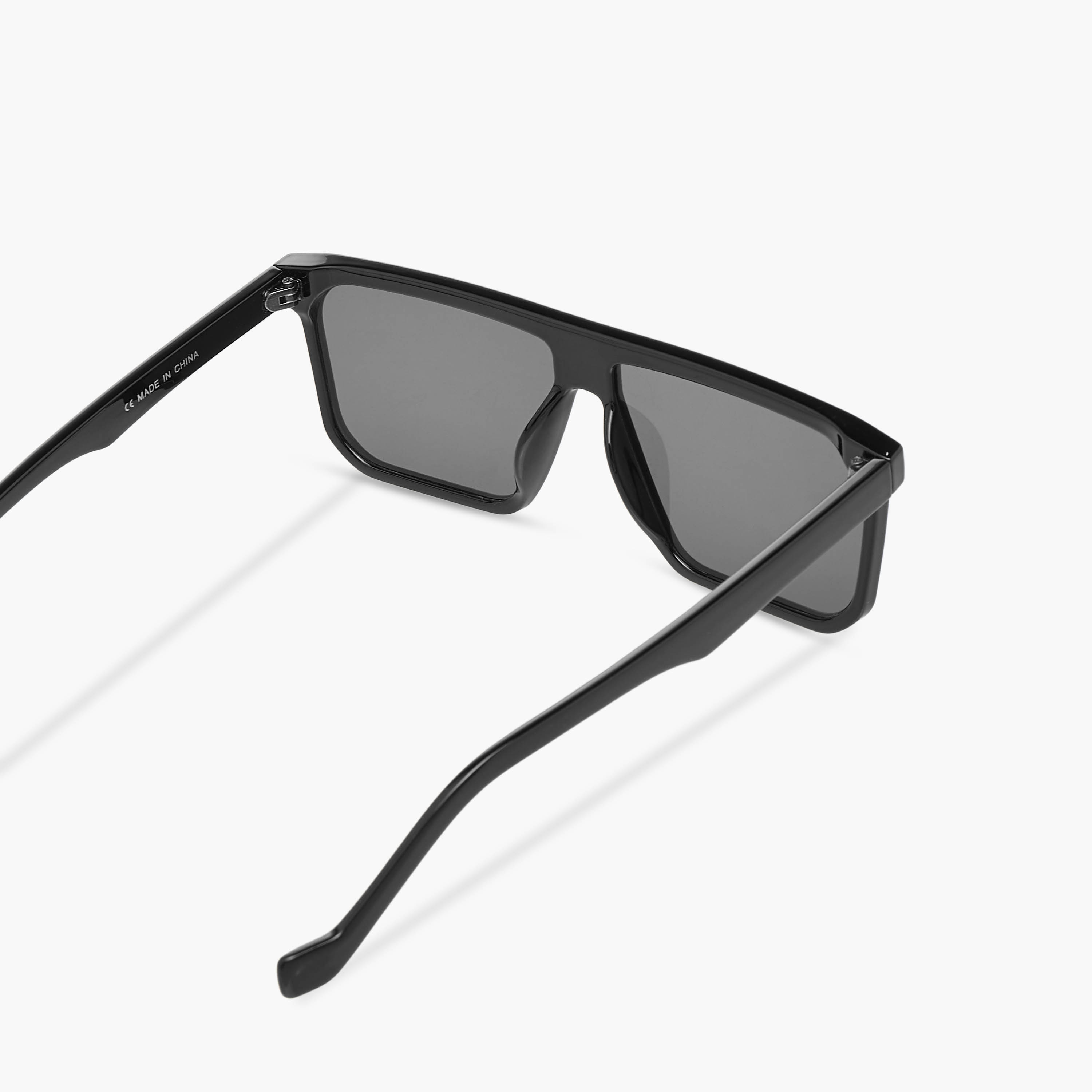 Men Square Grey Lens Sunglasses-men-sunglasses-image-5