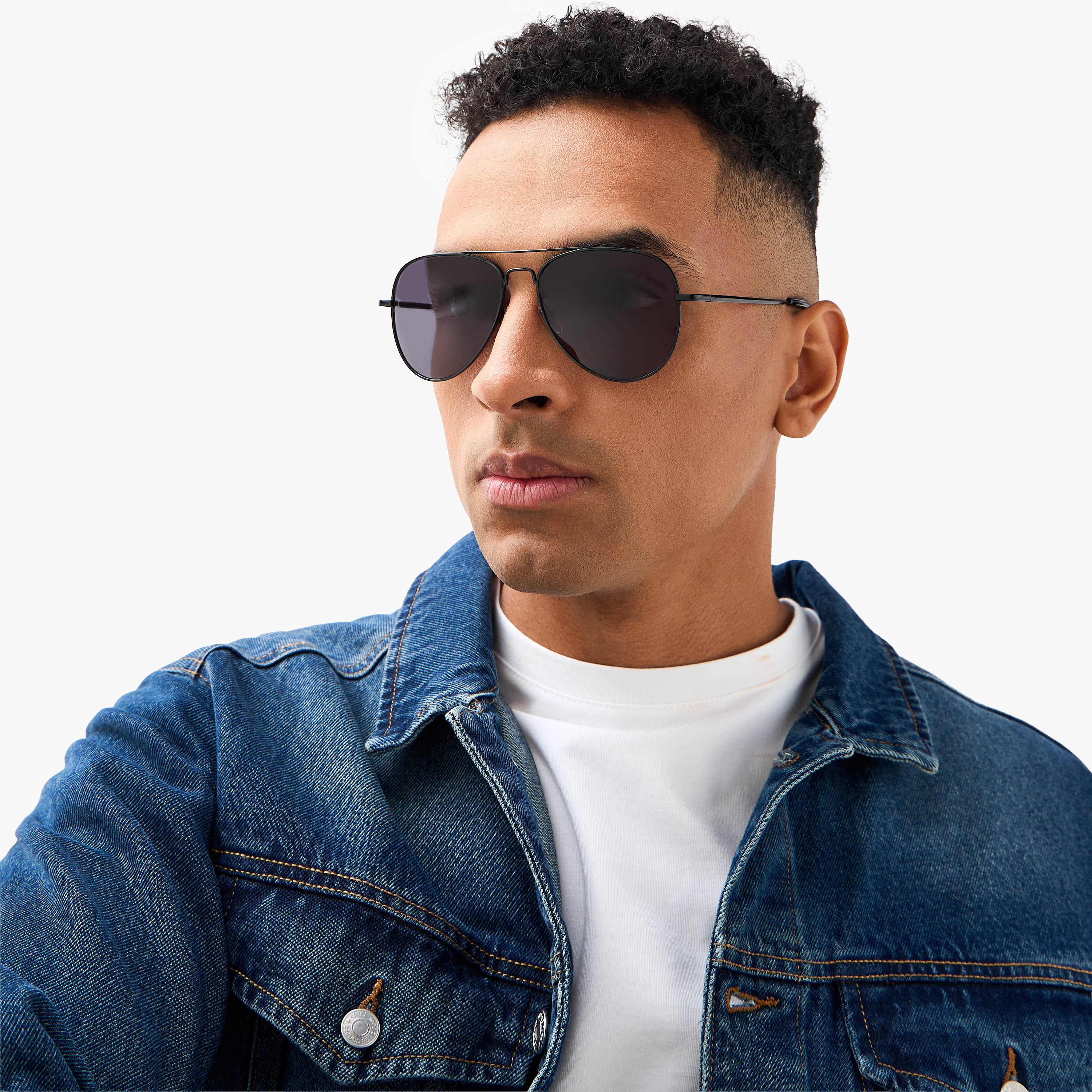 Men Aviator Grey Lens Sunglasses-men-sunglasses-image-2