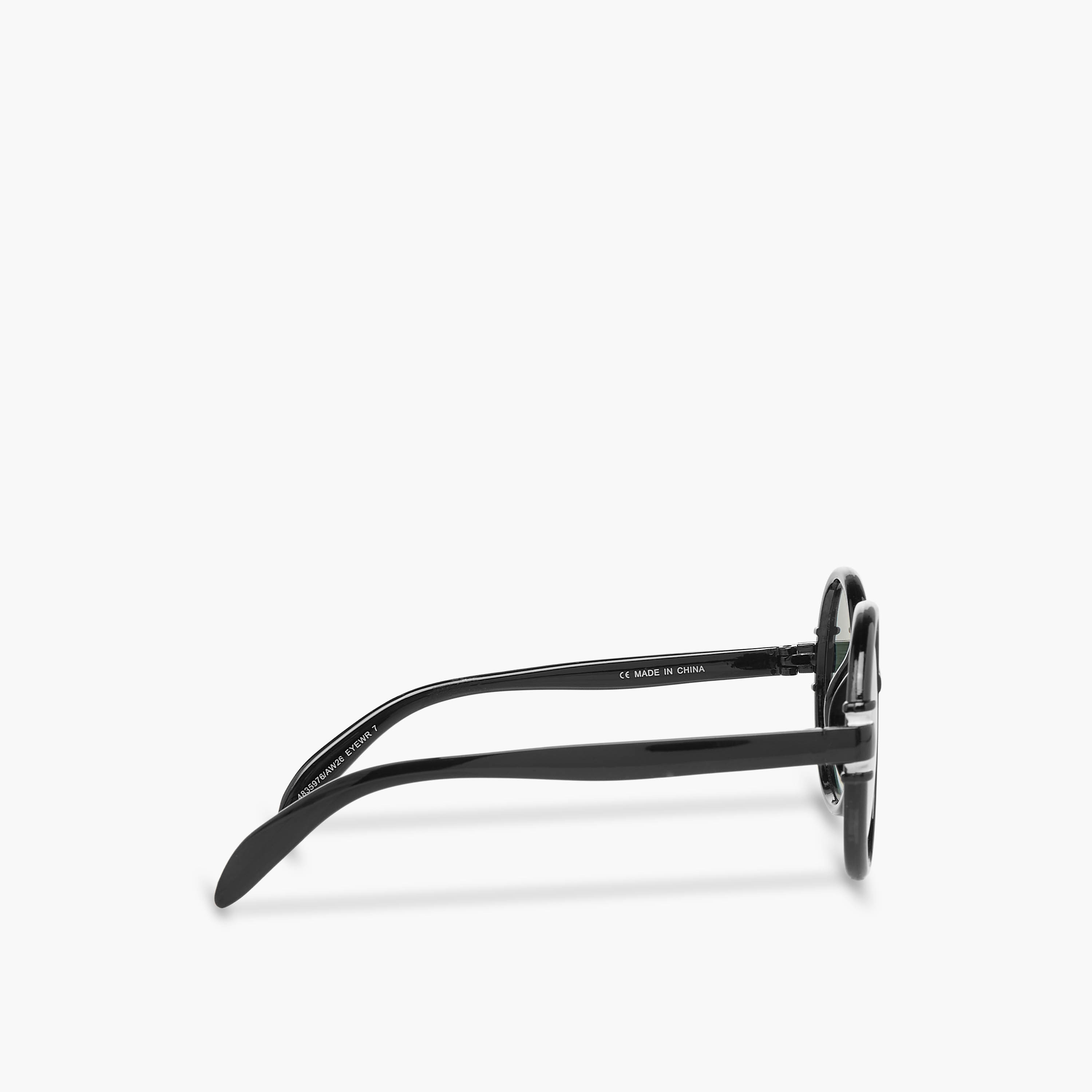 Men Round Frame Grey Lens Sunglasses-men-sunglasses-image-4