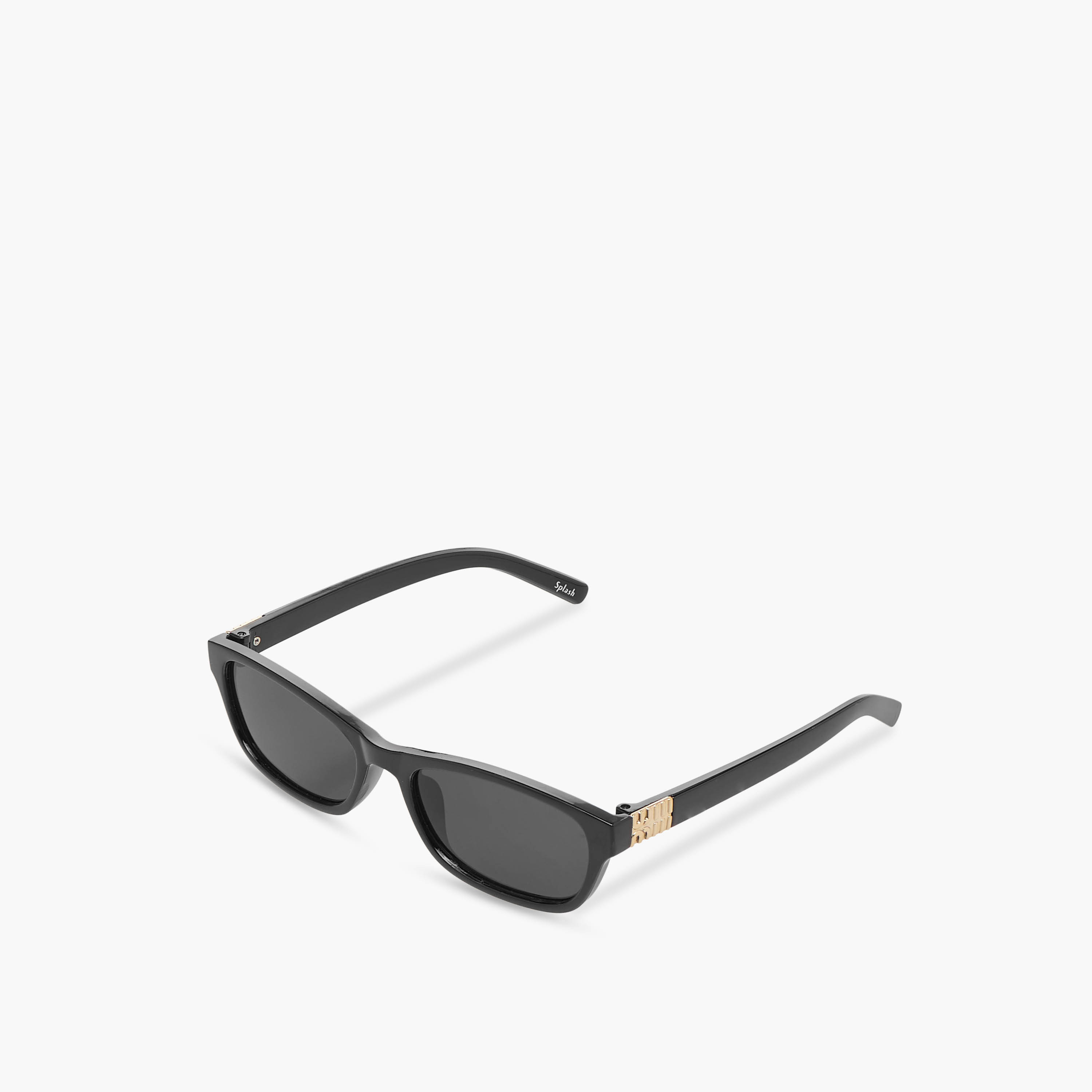 Men Rectangular Frame Grey Lens Sunglasses-men-sunglasses-image-1