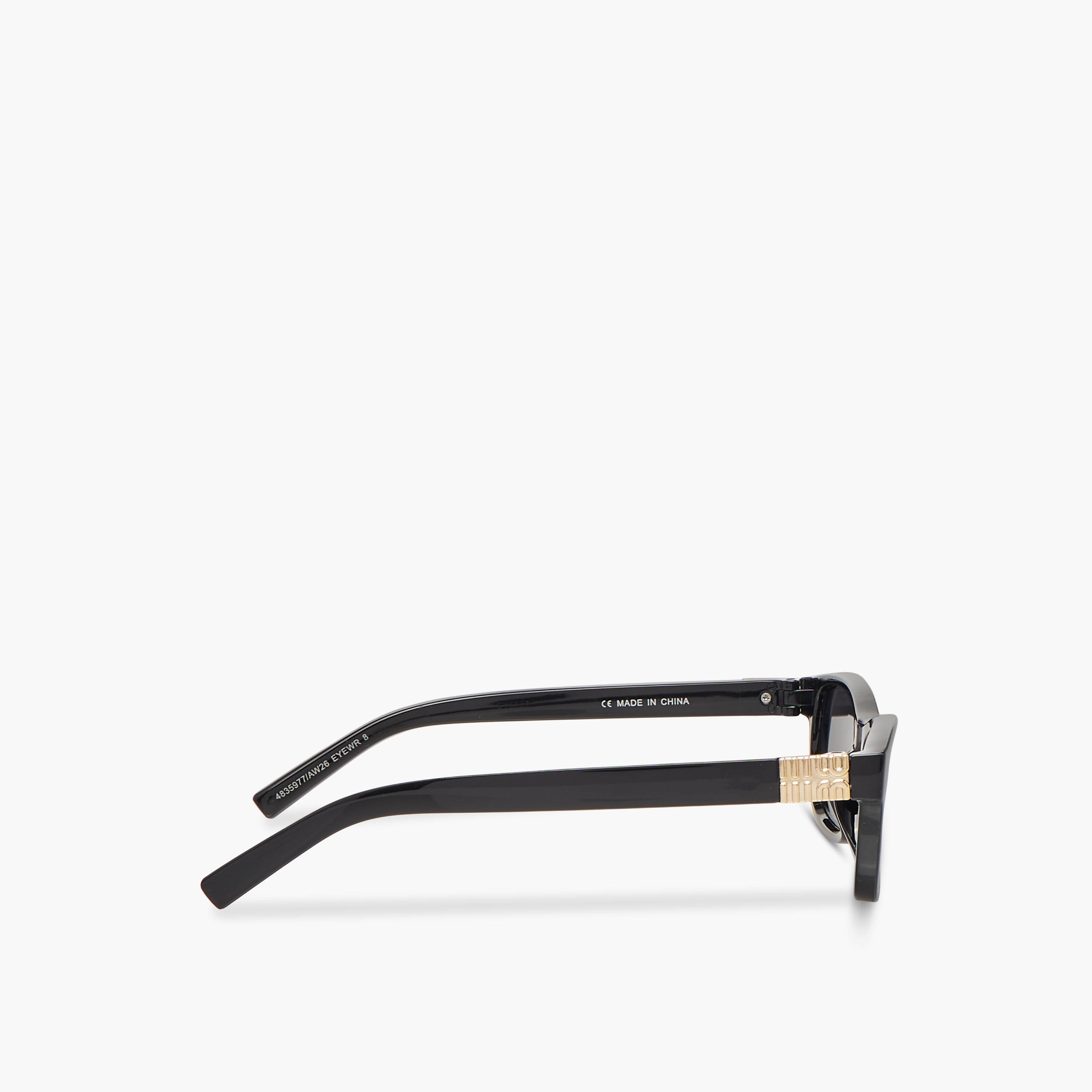 Men Rectangular Frame Grey Lens Sunglasses-men-sunglasses-image-4