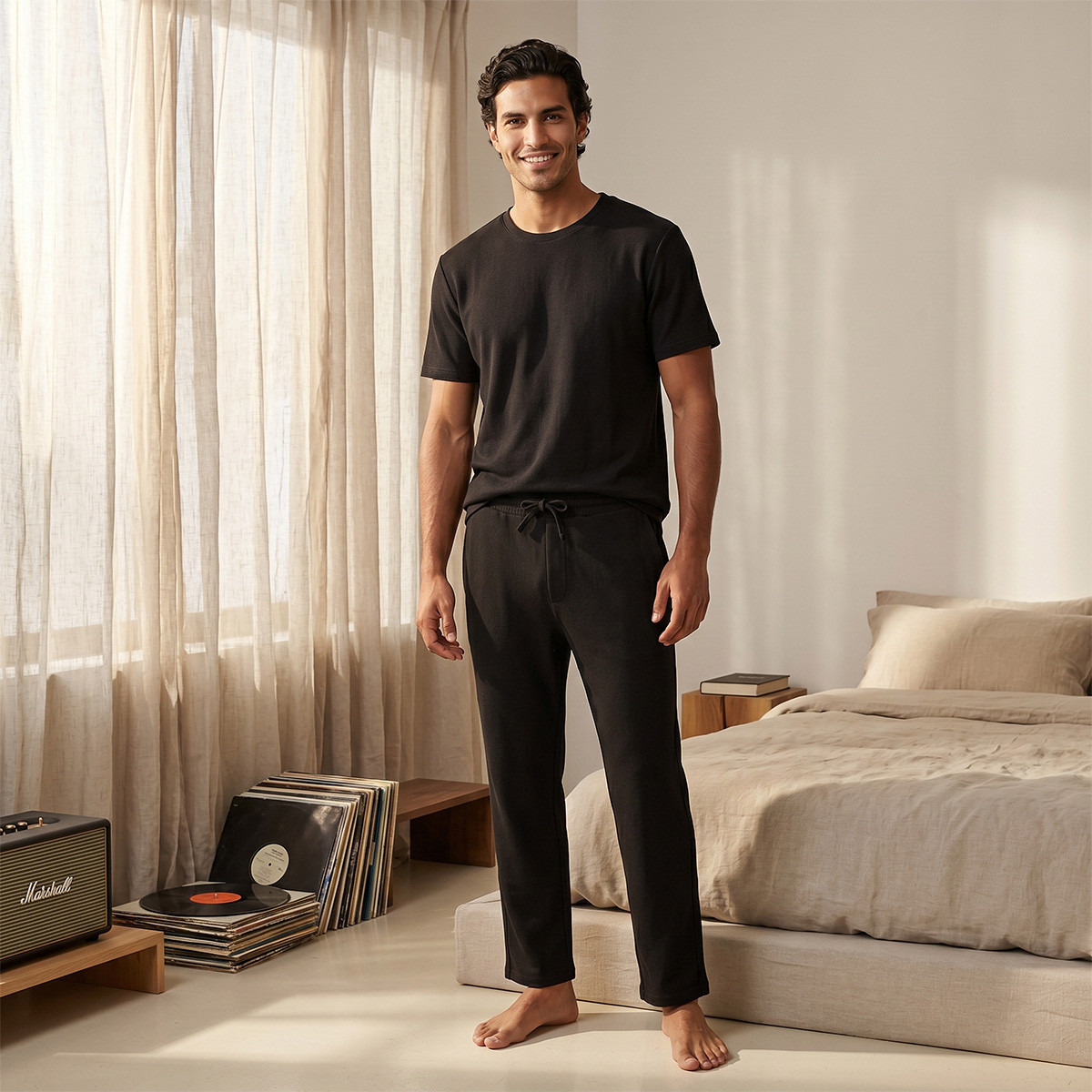 بنطلون بيجاما مضلّع بجيب-men-clothing-nightwear-pyjamaandshorts-image-3