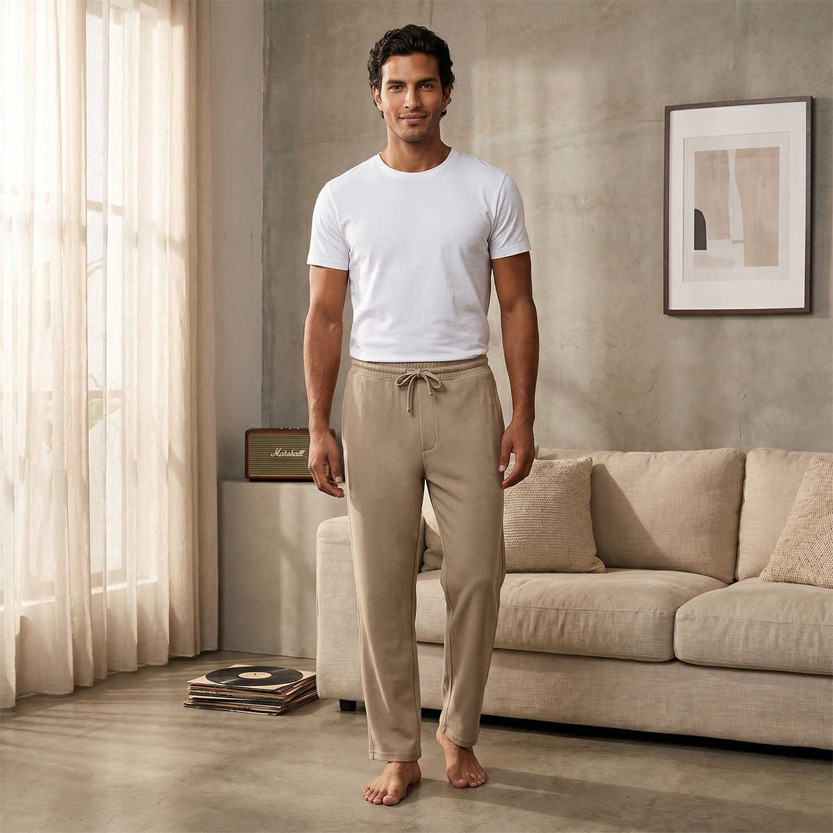 بنطلون بيجاما مضلّع بجيب-men-clothing-nightwear-pyjamaandshorts-image-3