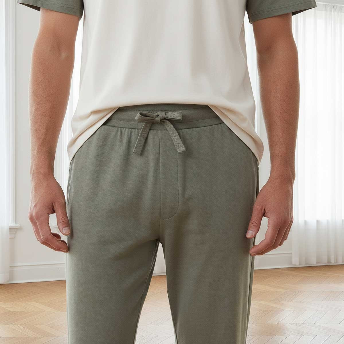 Cotton Raglan Sleeves Nightwear Set-men-clothing-nightwear-sets-image-3