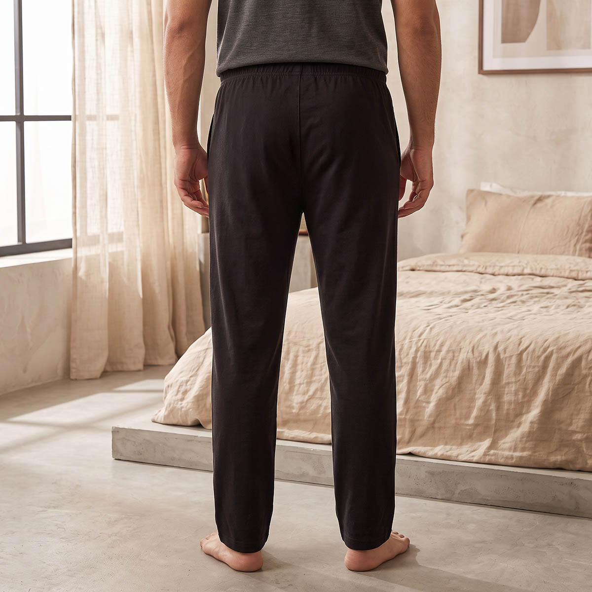 Textured Henley Neck Nightwear Set-men-clothing-nightwear-sets-image-7