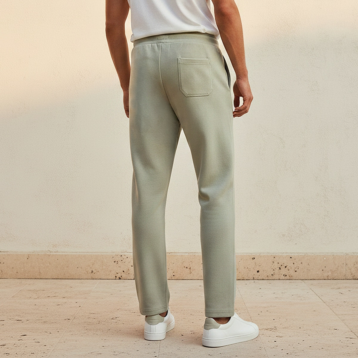 Men Regular Fit Joggers with Pockets-men-clothing-bottoms-joggers-image-4