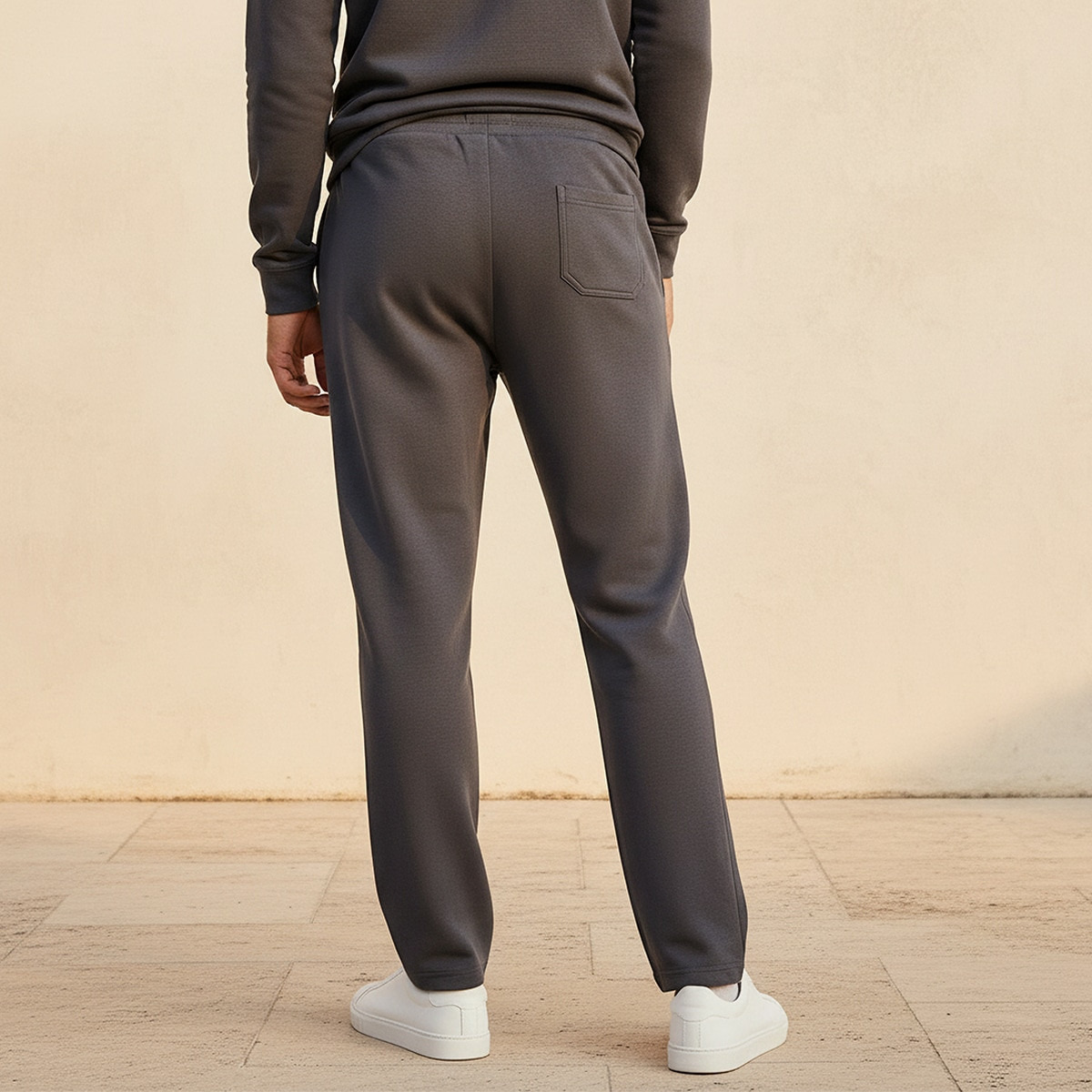 Men Regular Fit Joggers with Pockets-men-clothing-bottoms-joggers-image-4