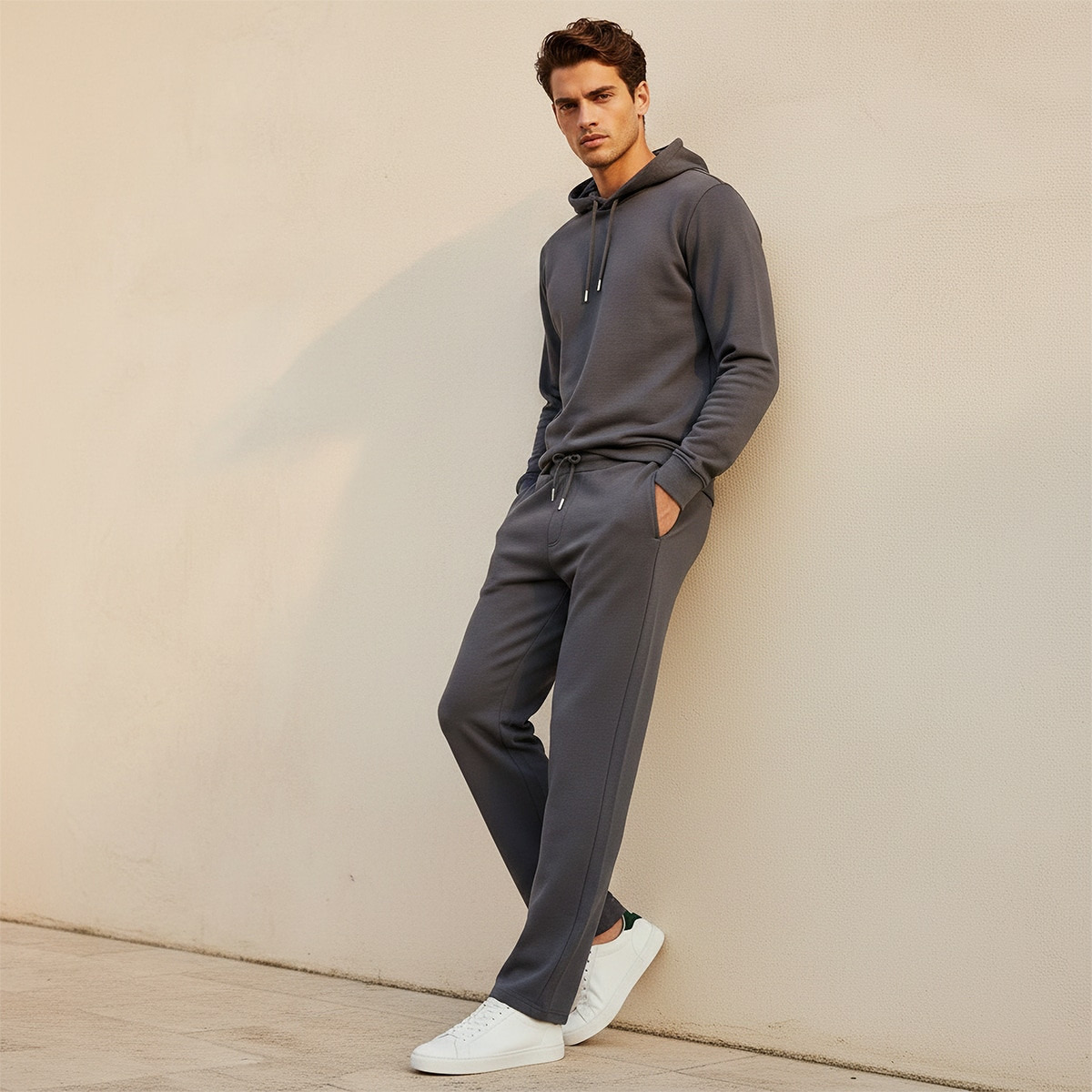 Men Regular Fit Joggers with Pockets-men-clothing-bottoms-joggers-image-5