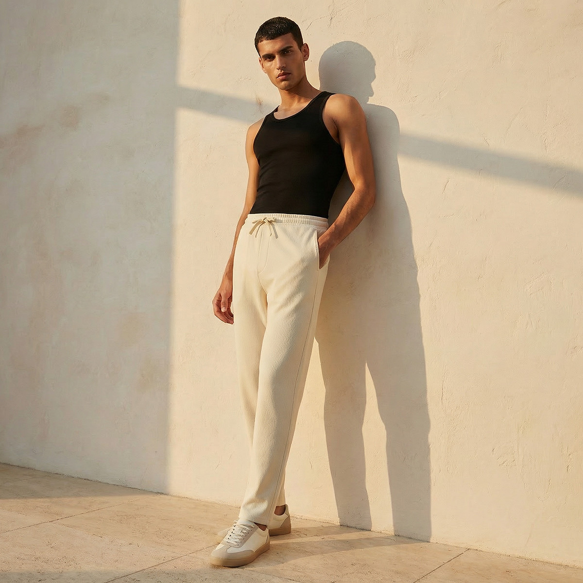 Men Textured Pyjamas-men-clothing-nightwear-pyjamaandshorts-image-3