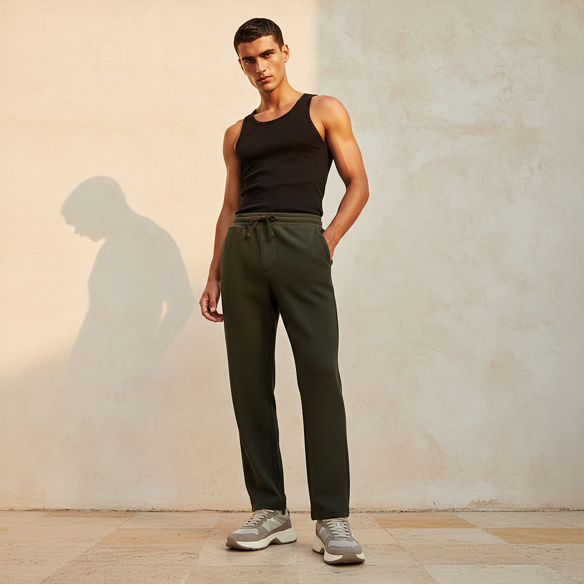 Men Textured Pyjamas-men-clothing-nightwear-pyjamaandshorts-image-3