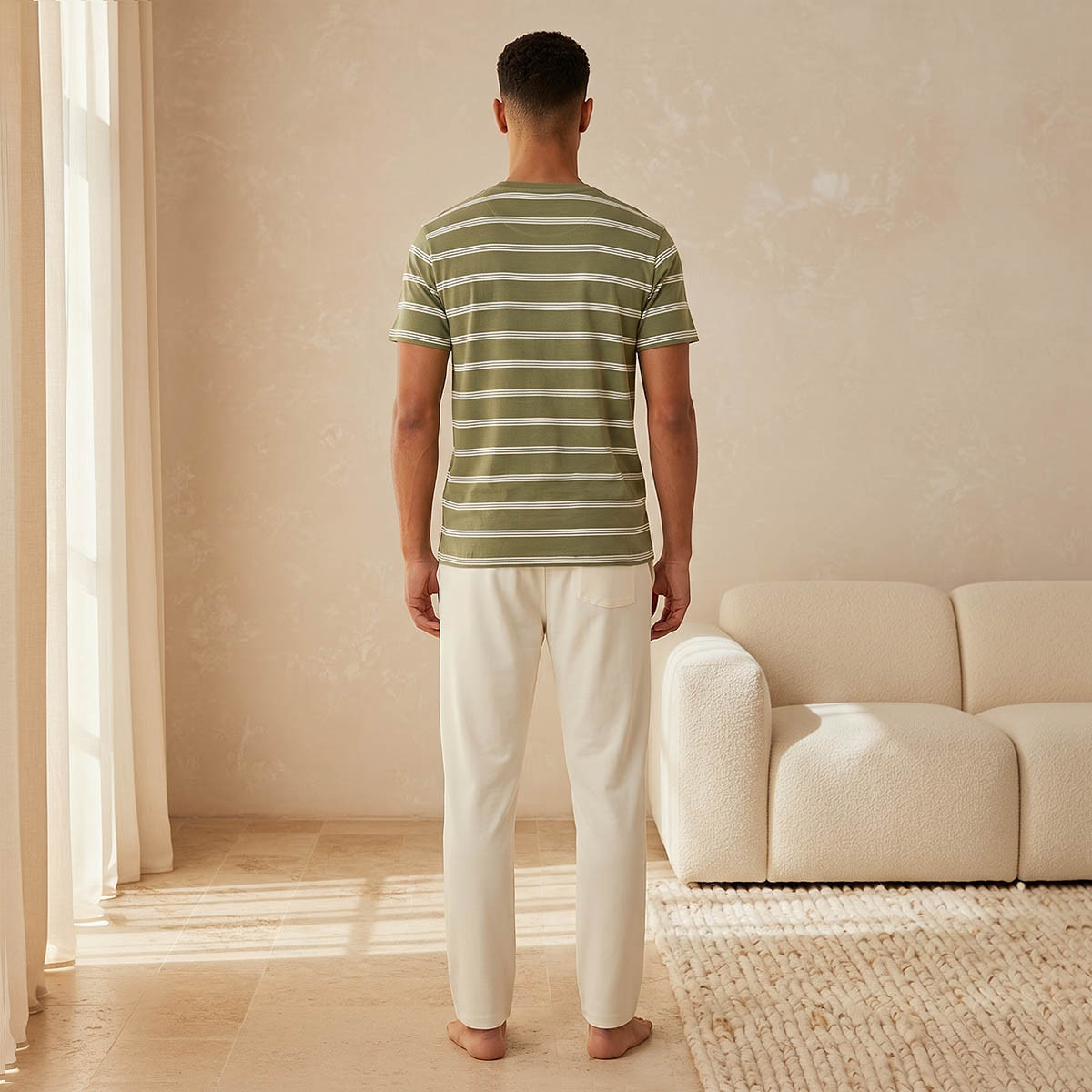 Men Cotton Striped Pyjama Set-men-clothing-nightwear-sets-image-4