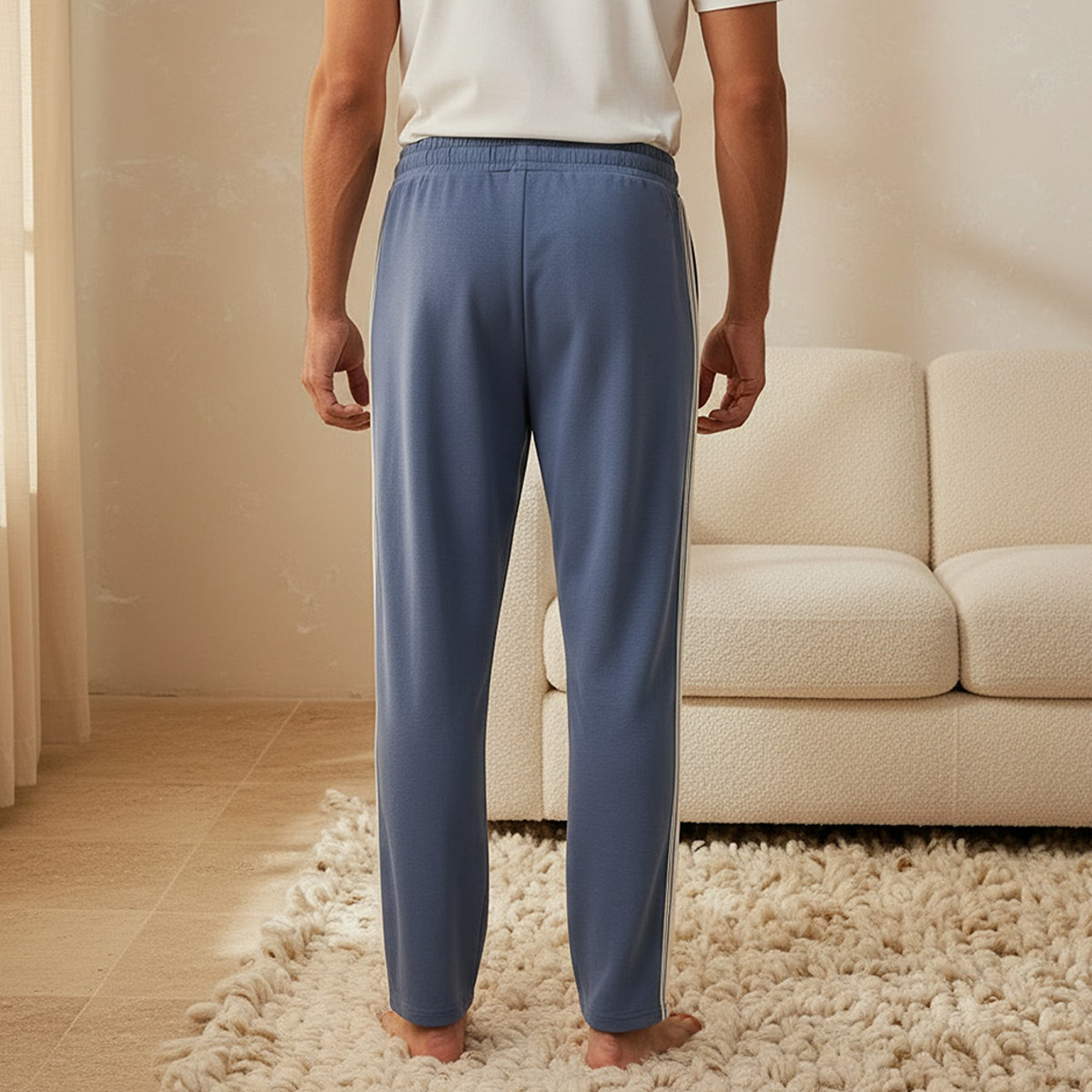 بنطلون بيجاما بتفاصيل شريط وجيب-men-clothing-nightwear-pyjamaandshorts-image-4