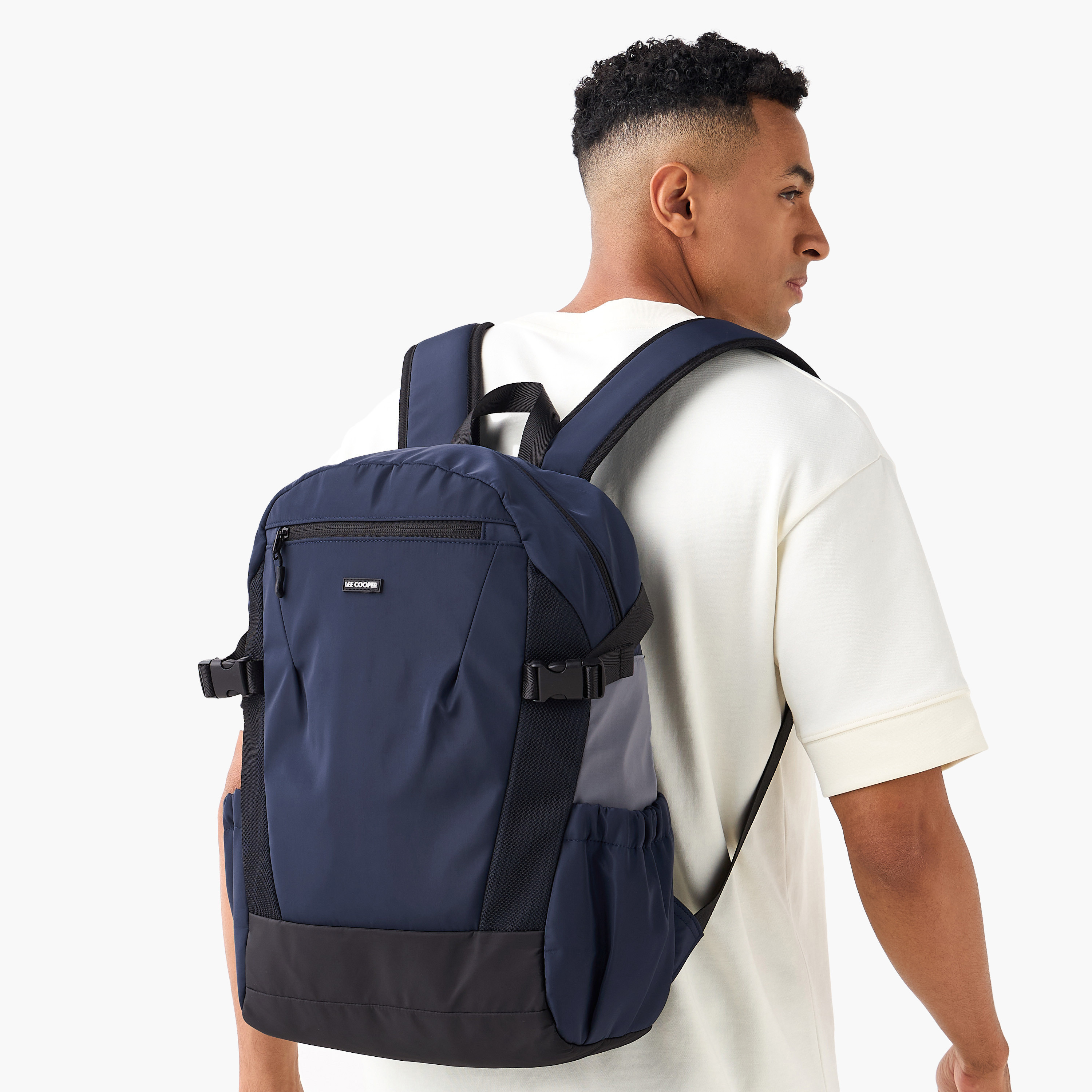 Lee Cooper Men Padded Shoulder Straps Backpack-men-bags-image-2
