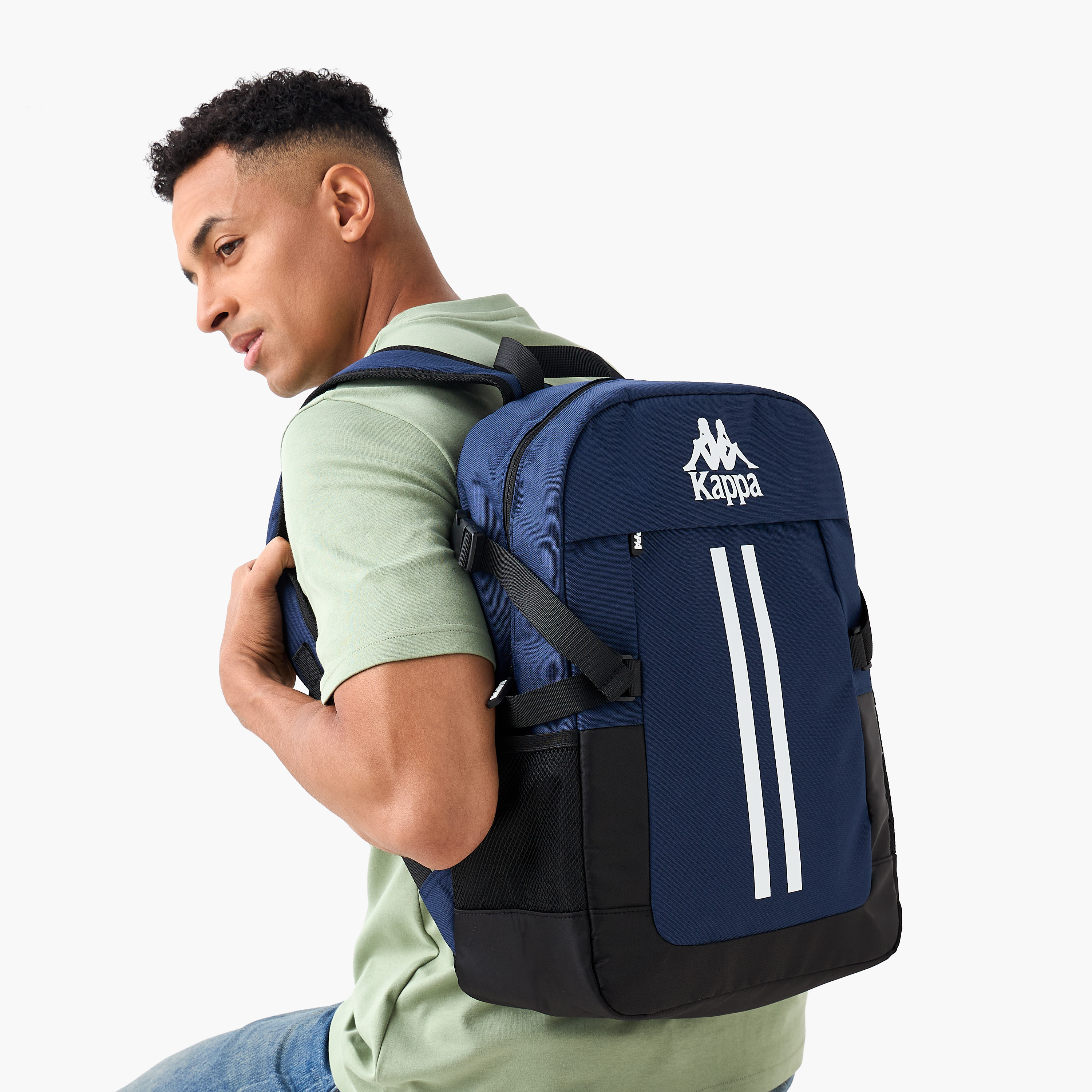 شنطة ظهر بطبعات الشعار للرجال من كابا-men-bags-image-2