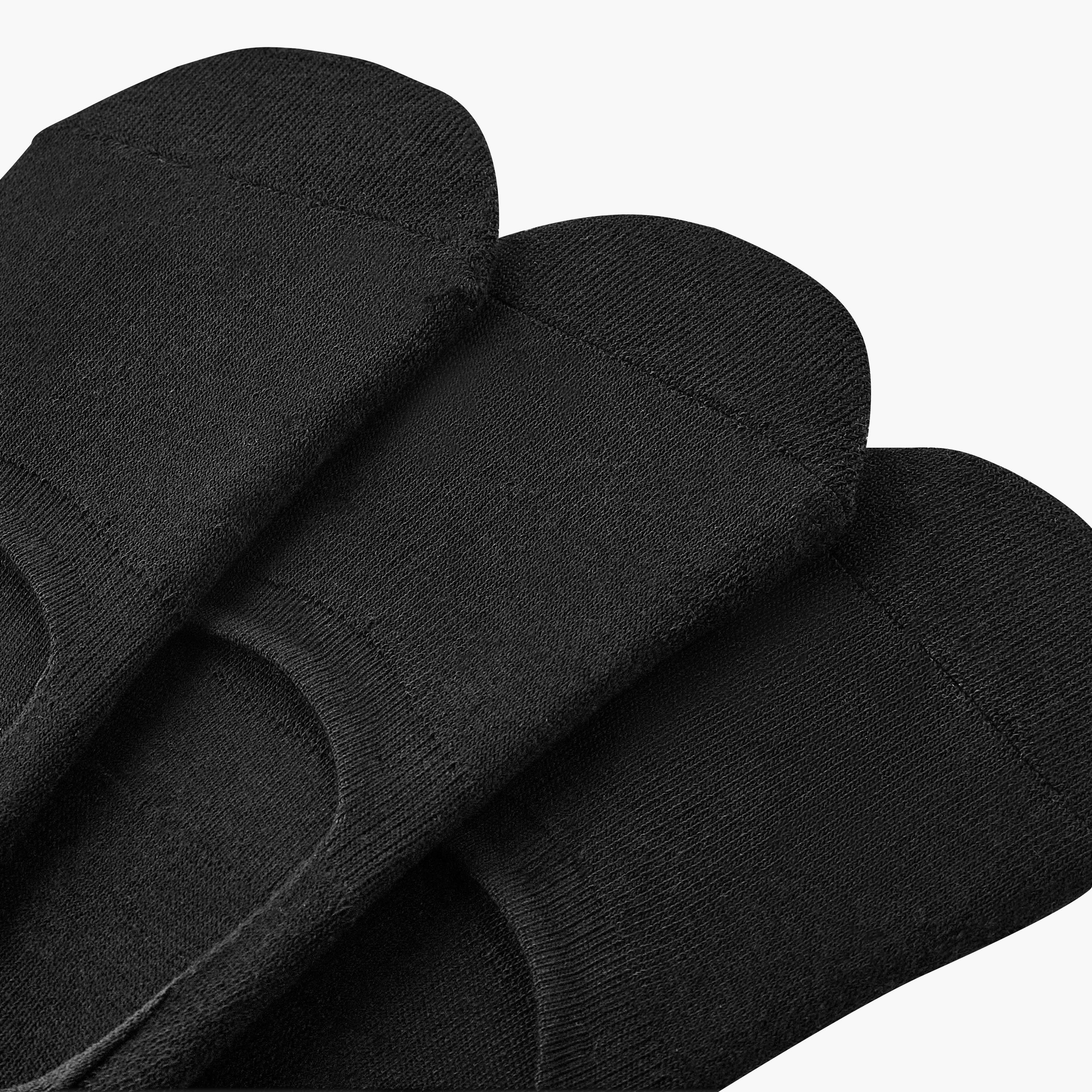 طقم جوارب مخفية نصف تيري 3 أزواج للرجال-men-socks-image-3