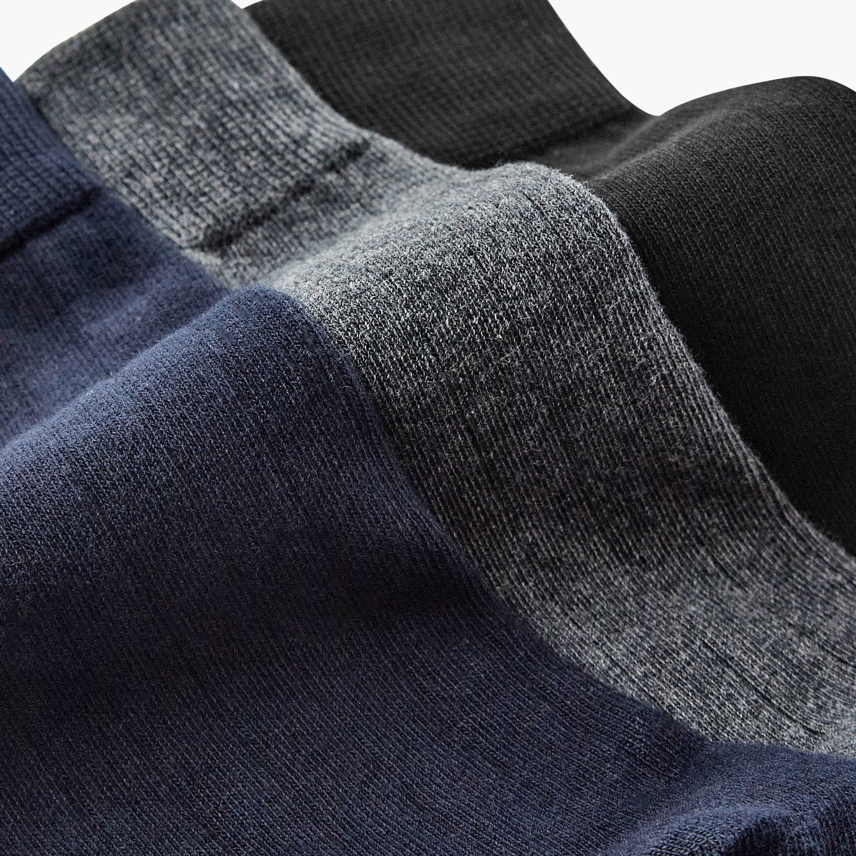 Men Ribbed Socks Crew Length - Set of 3-men-socks-image-4