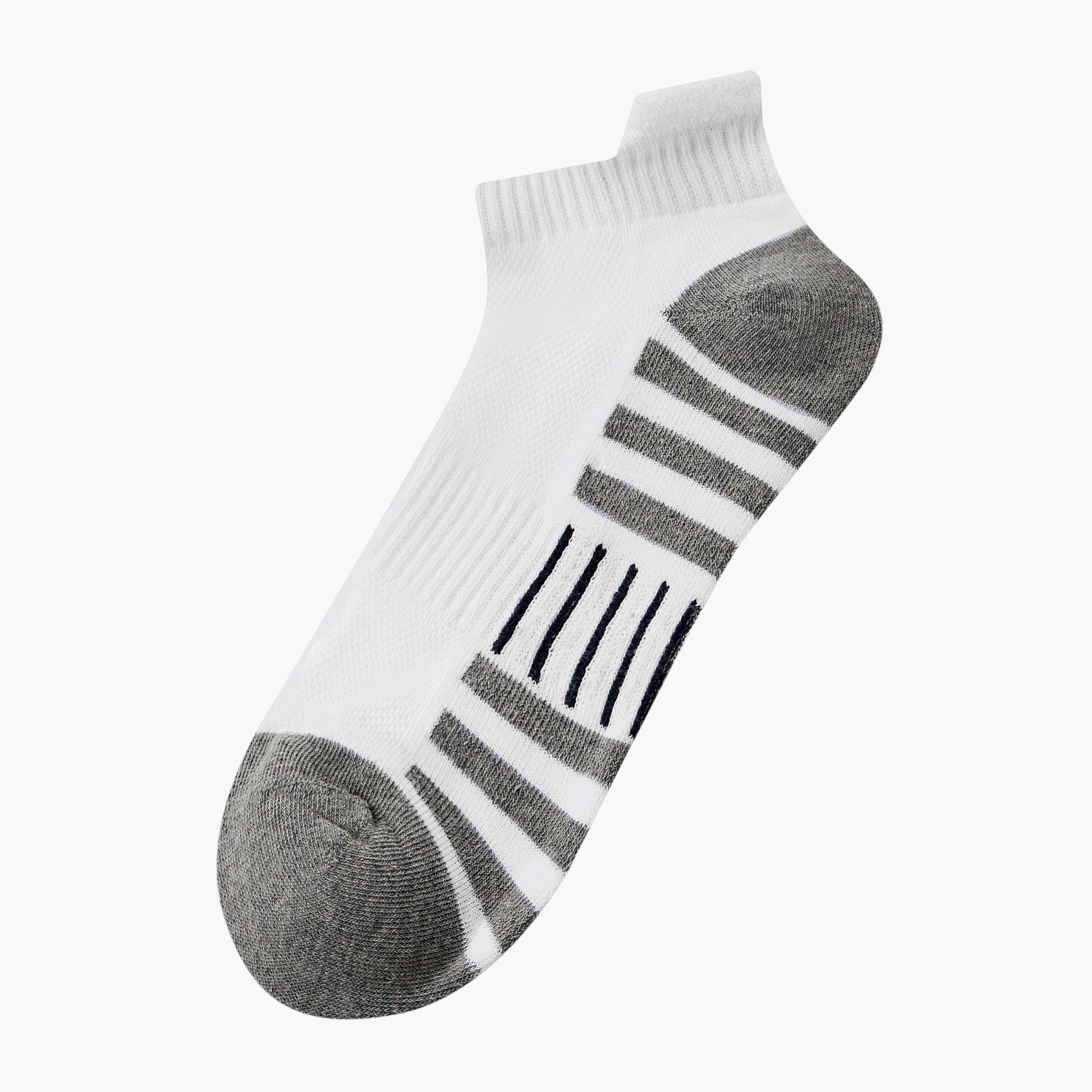طقم جوارب 3 أزواج بطول الكاحل للرجال-men-socks-image-2