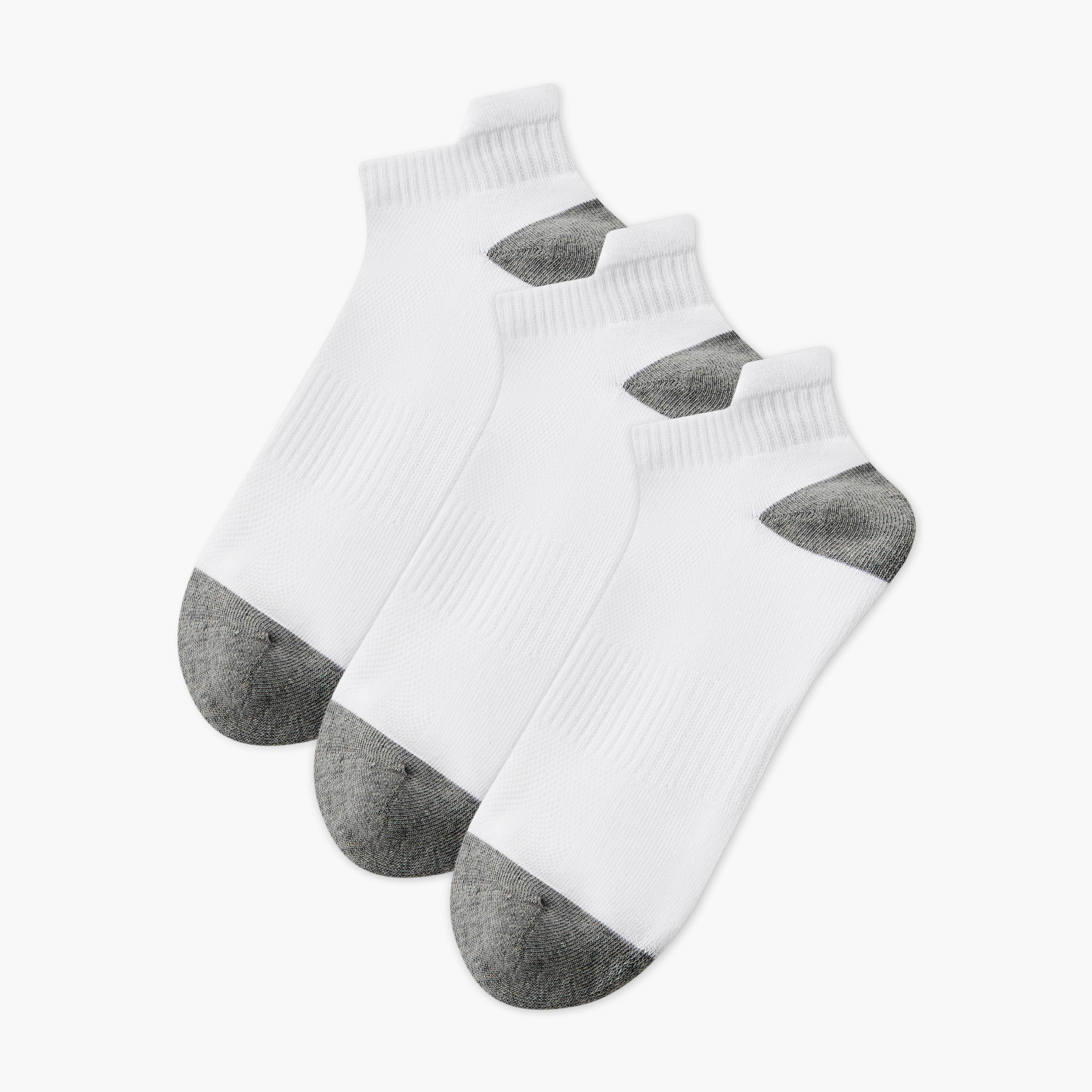 طقم جوارب بطول الكاحل3 أزواج  للرجال-men-socks-image-1