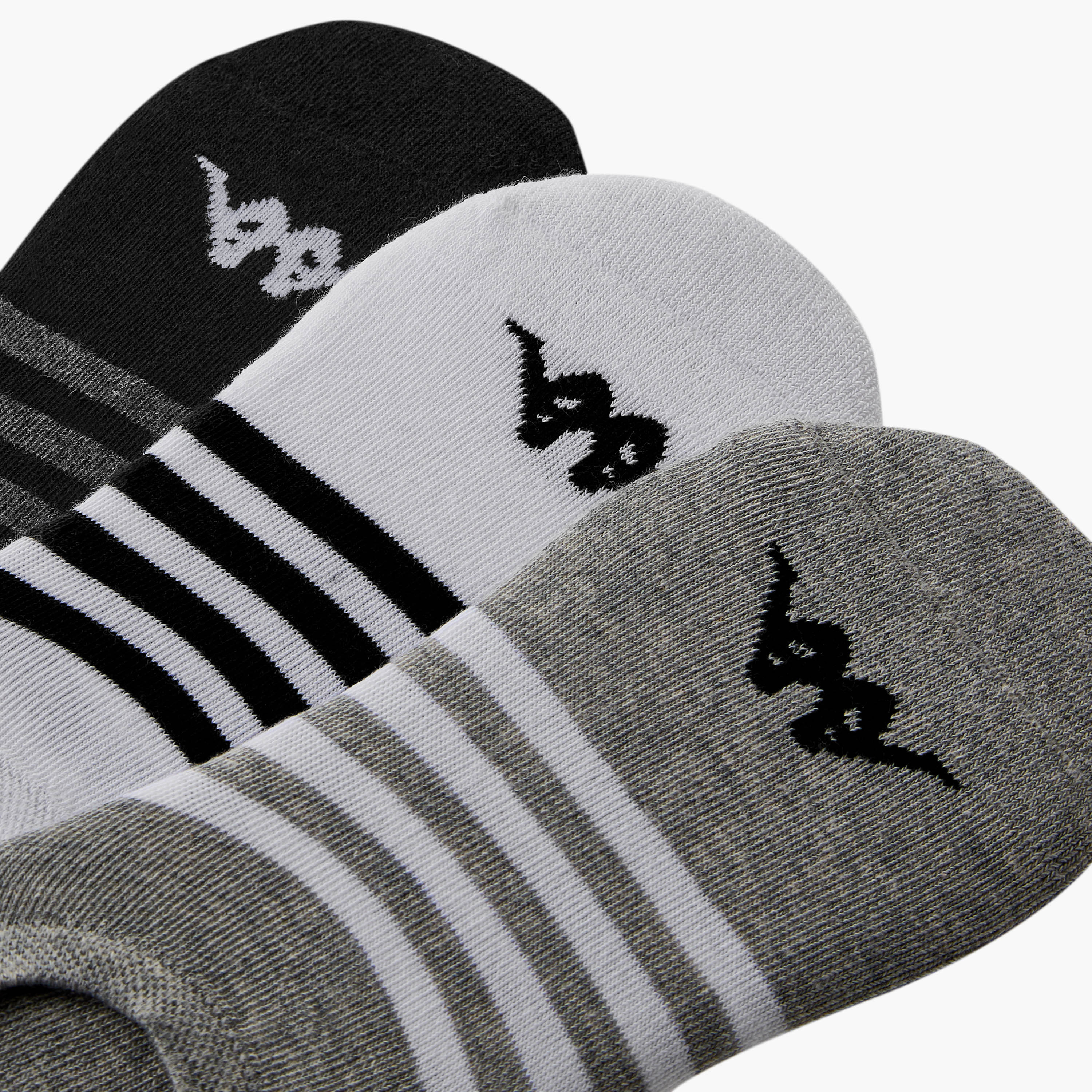 Kappa Men Invisible Socks Half Terry - Set of 3-men-socks-image-3