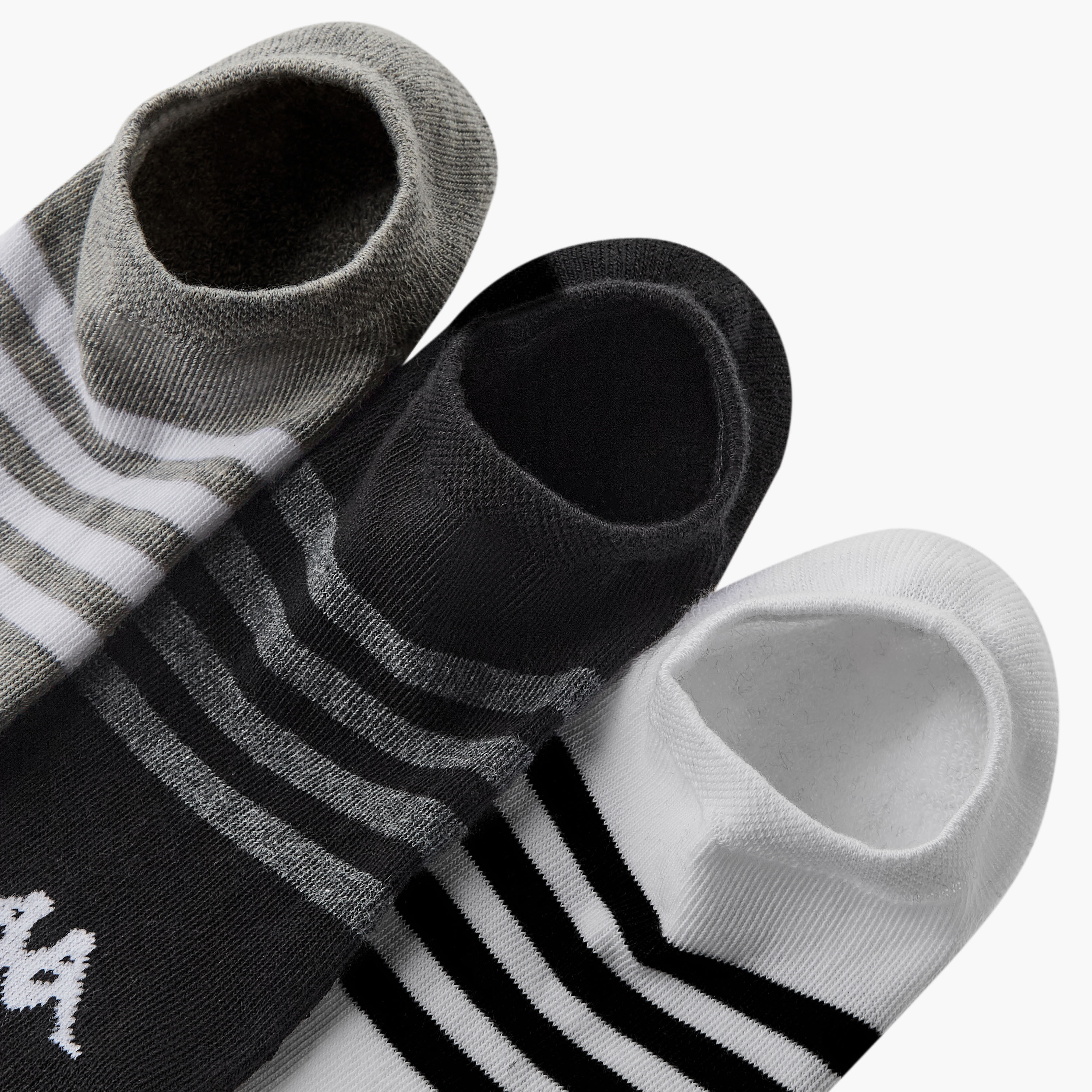 Kappa Men Invisible Socks Half Terry - Set of 3-men-socks-image-4