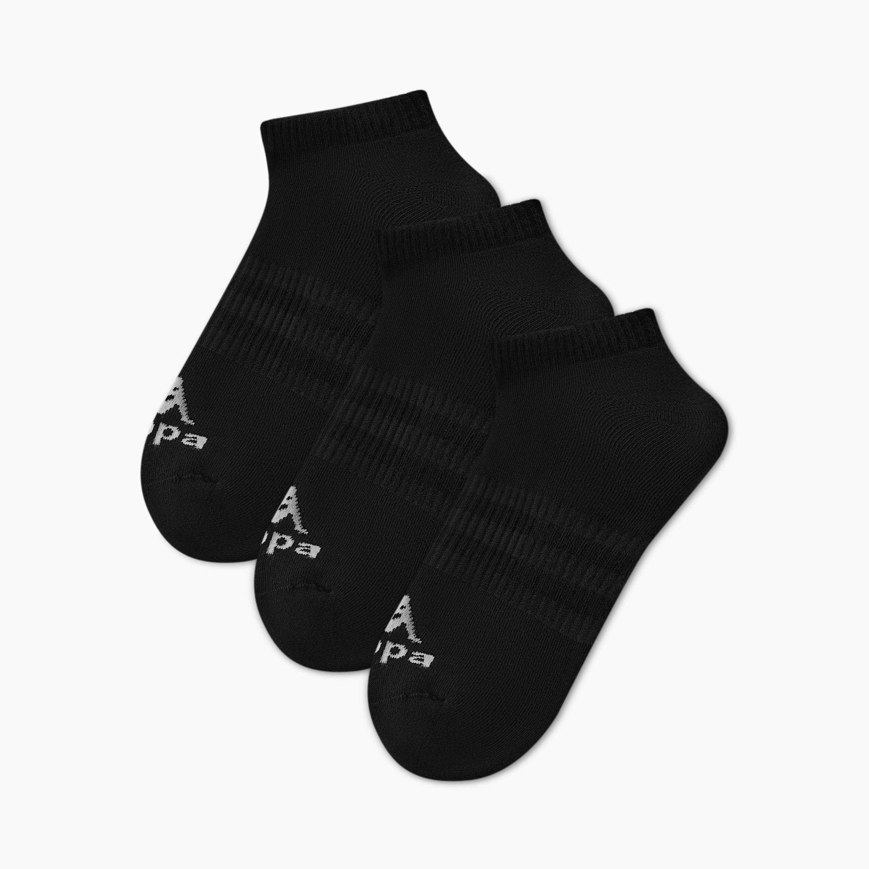 طقم جوارب بطول الكاحل 3 أزواج للرجال من كابا-men-socks-image-1