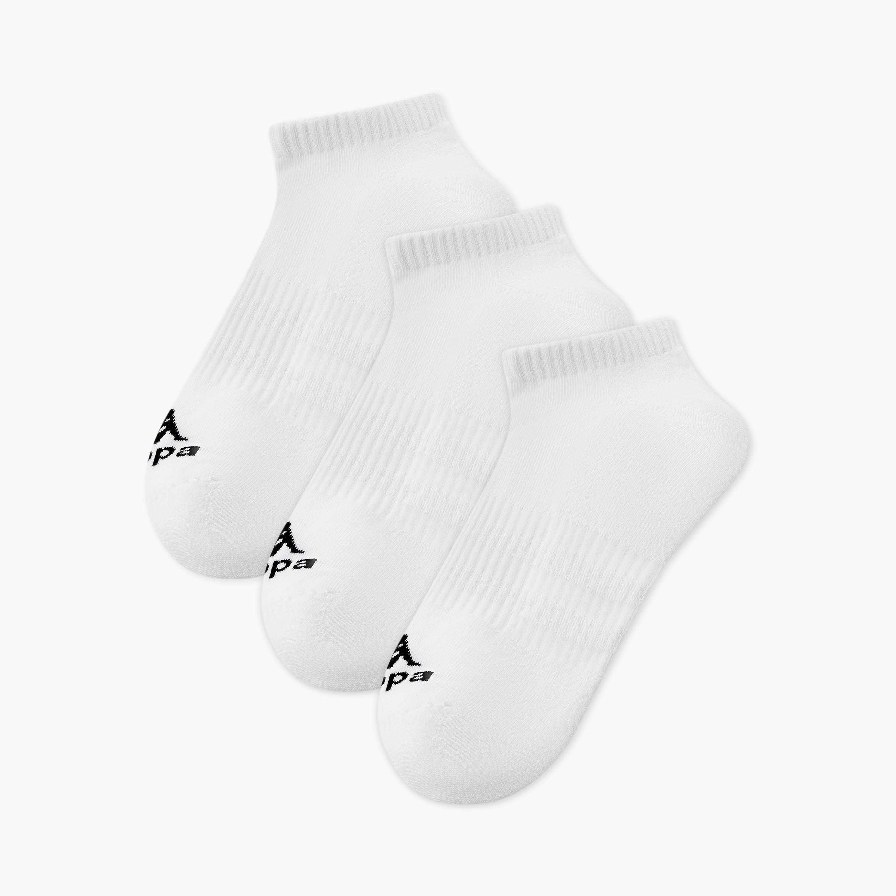 طقم جوارب بطول الكاحل 3 أزواج للرجال من كابا-men-socks-image-1
