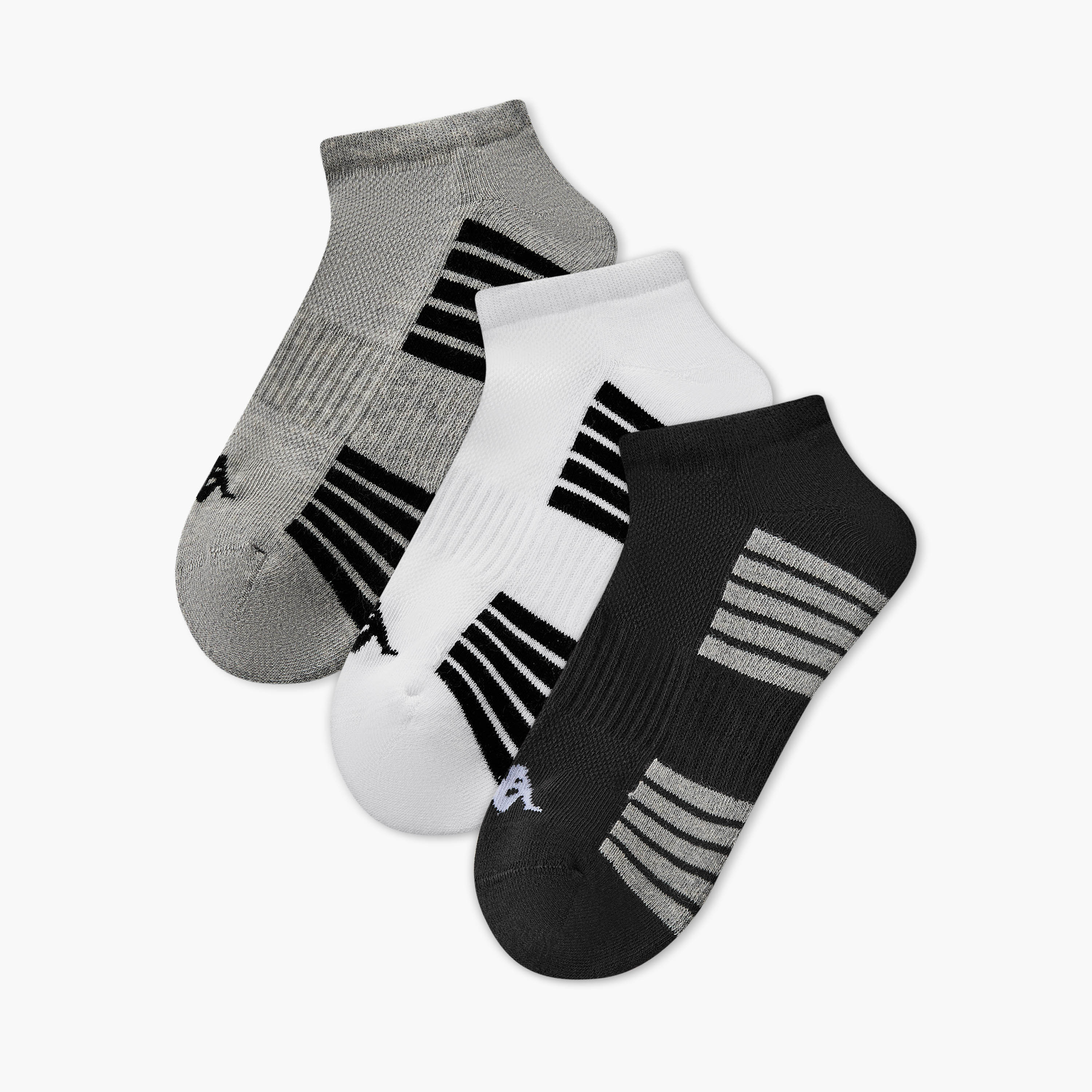 طقم جوارب 3 أزواج بطول الكاحل للرجال من كابا-men-socks-image-1
