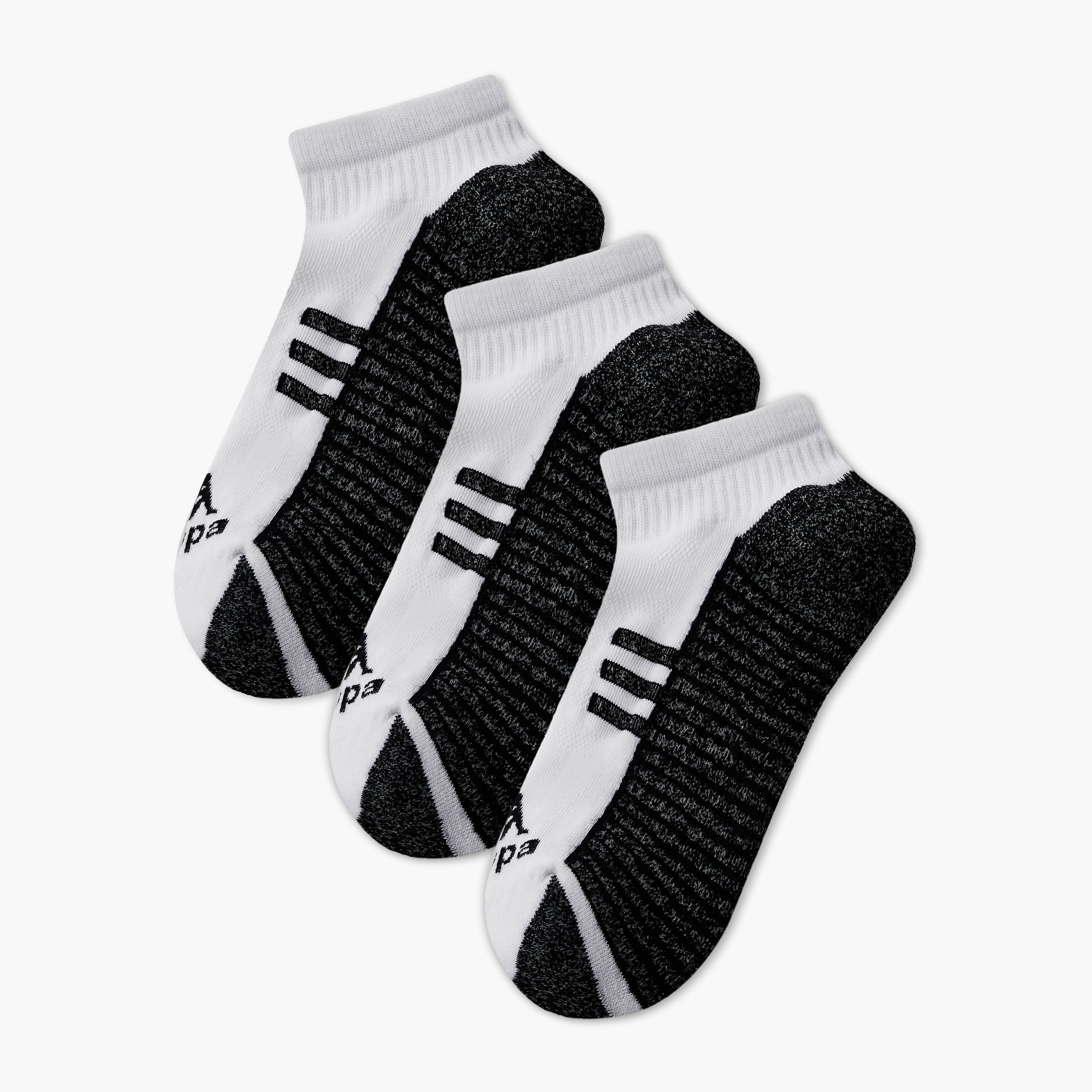 طقم جوارب 3 أزواج بطول الكاحل للرجال من كابا-men-socks-image-1