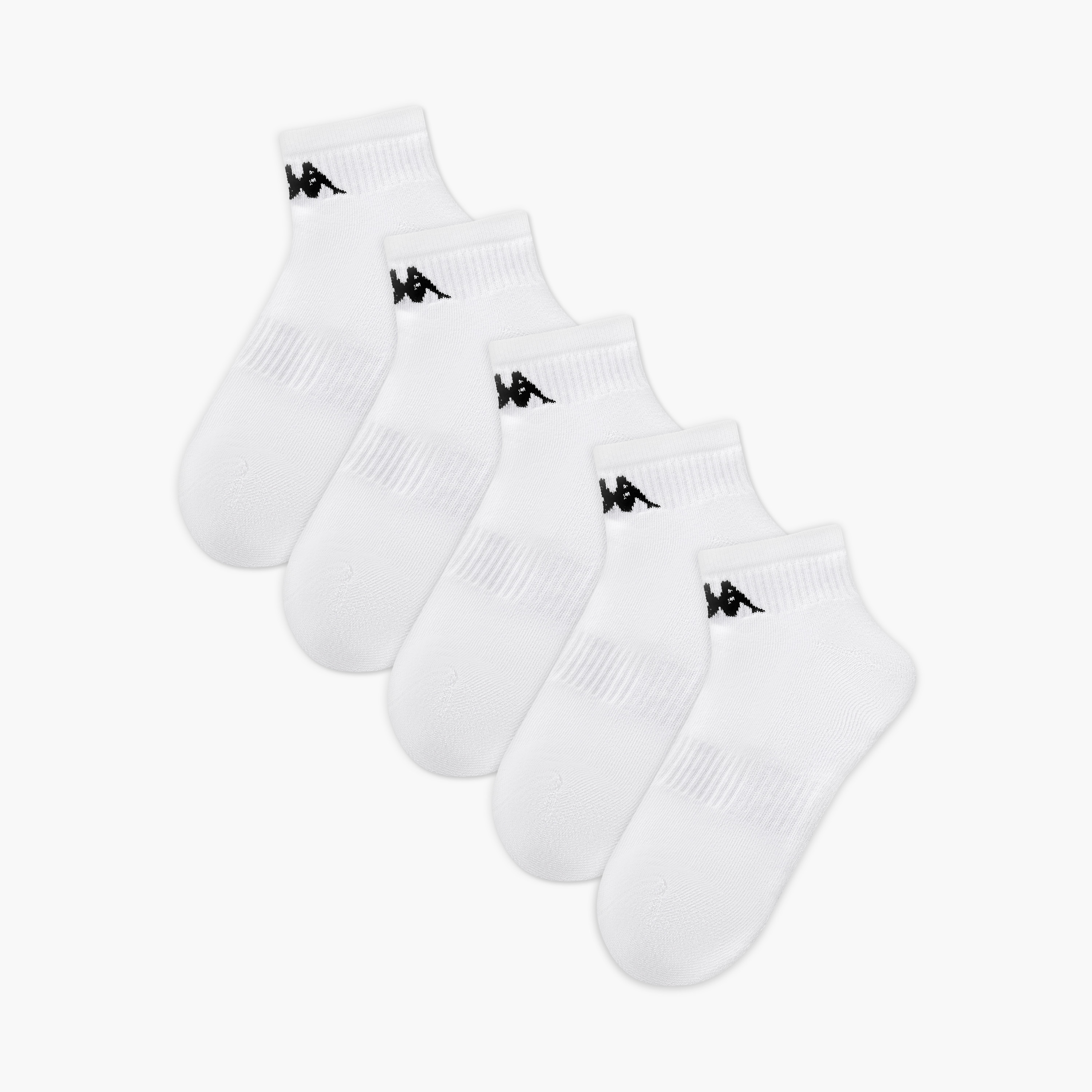 طقم جوارب بطول الكاحل 5 أزواج للرجال من كابا-men-socks-image-1