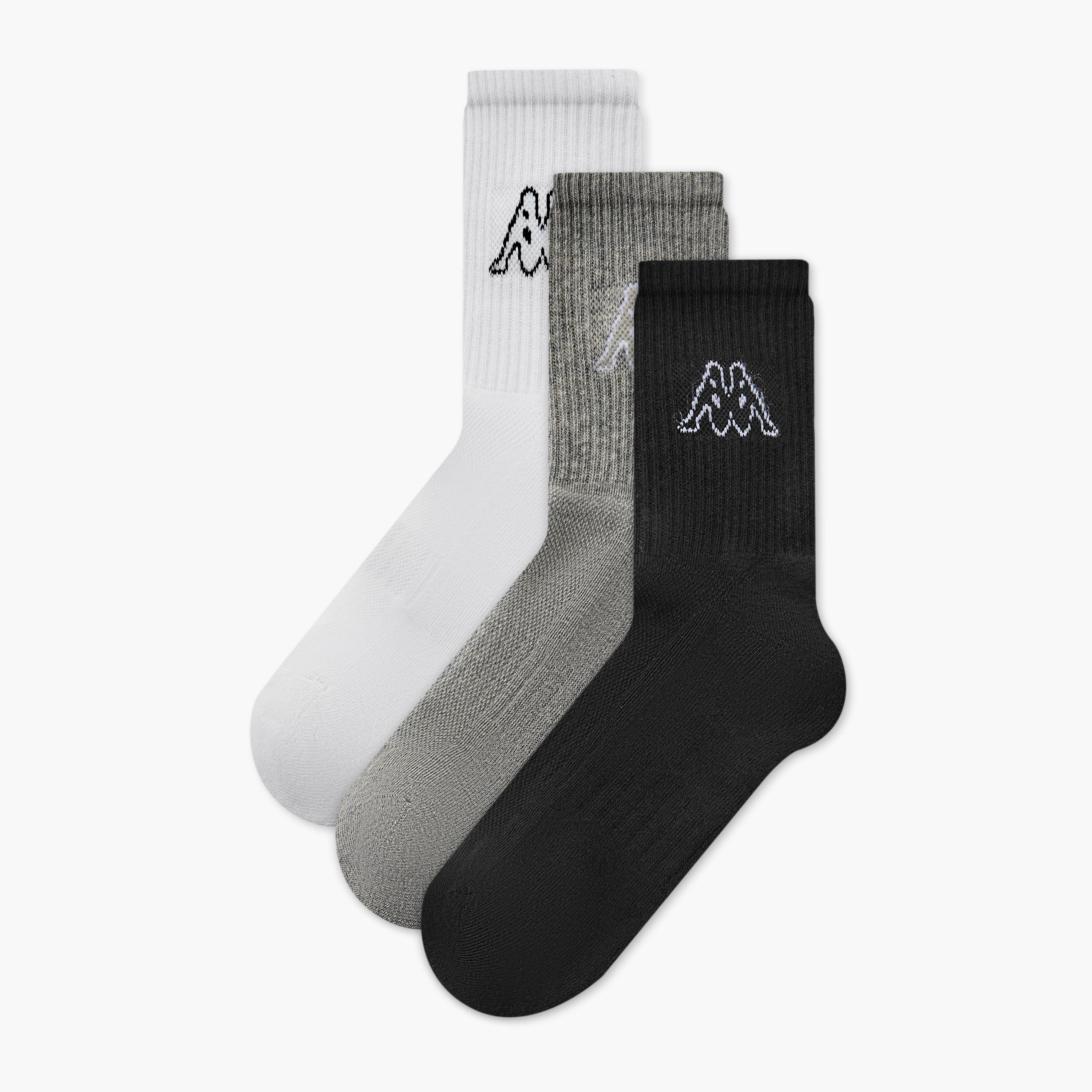 Kappa Men Socks Ankle Length - Set of 3-men-socks-image-1