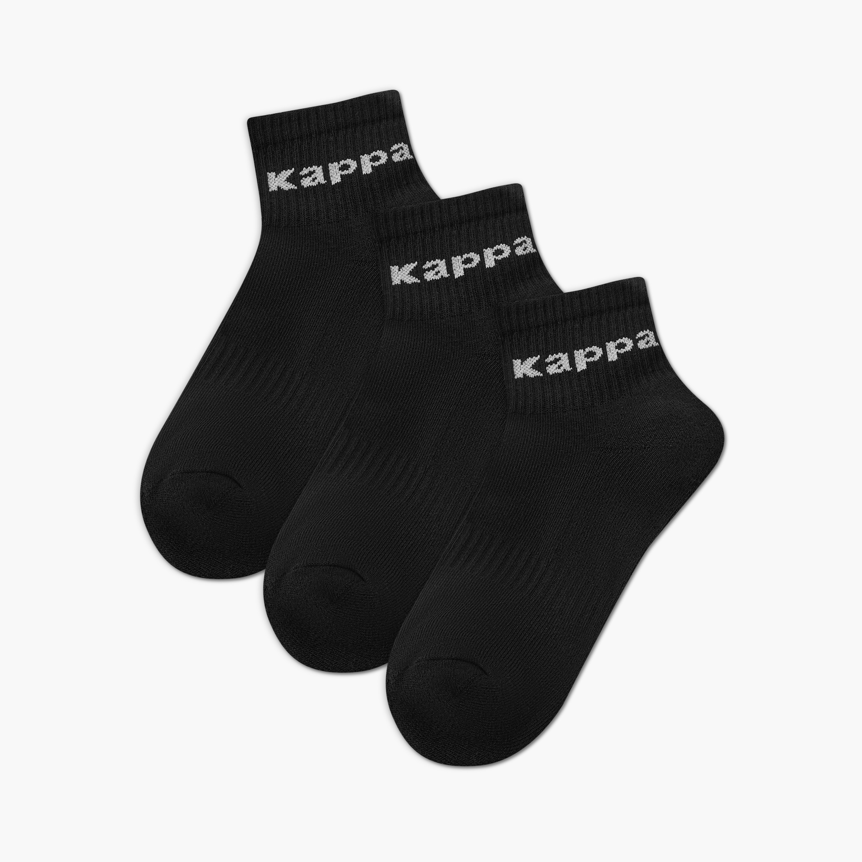 طقم جوارب بطول الكاحل 3 أزواج للرجال من كابا-men-socks-image-1