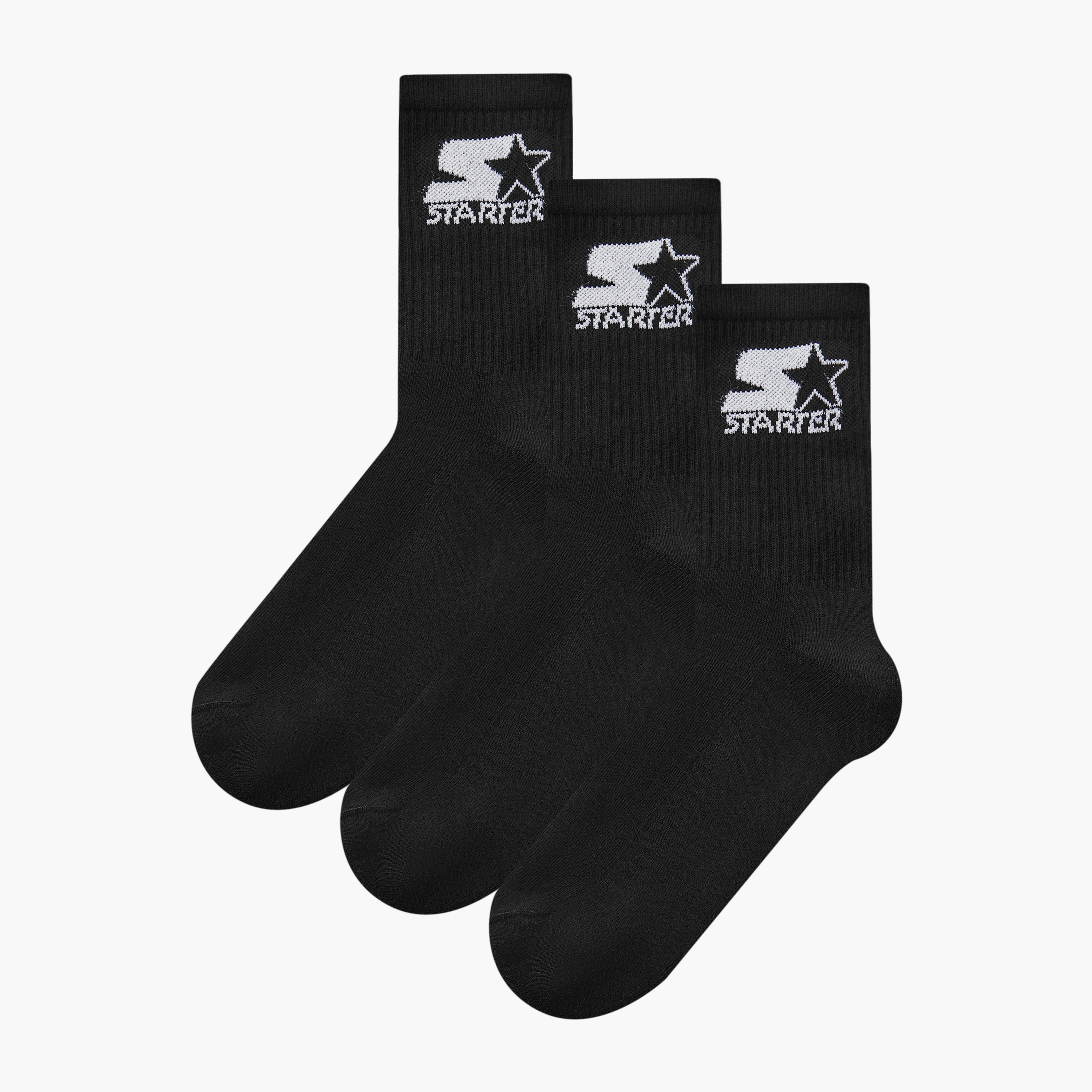 Starter Men Socks Crew Length Half Terry - Set of 3-men-socks-image-1