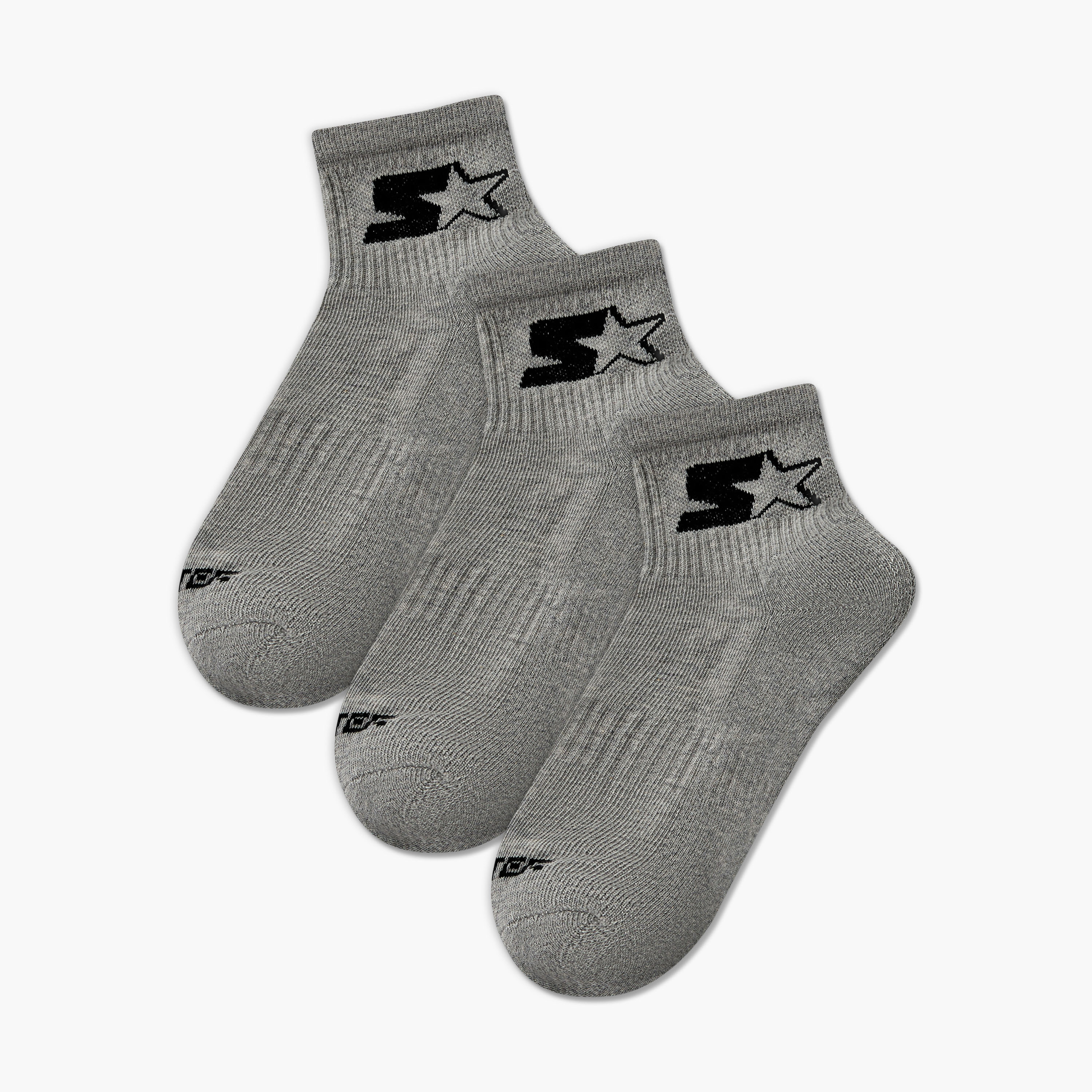 جوارب بطول الكاحل للرجال من ستارتر - طقم 3 أزواج-men-socks-image-1
