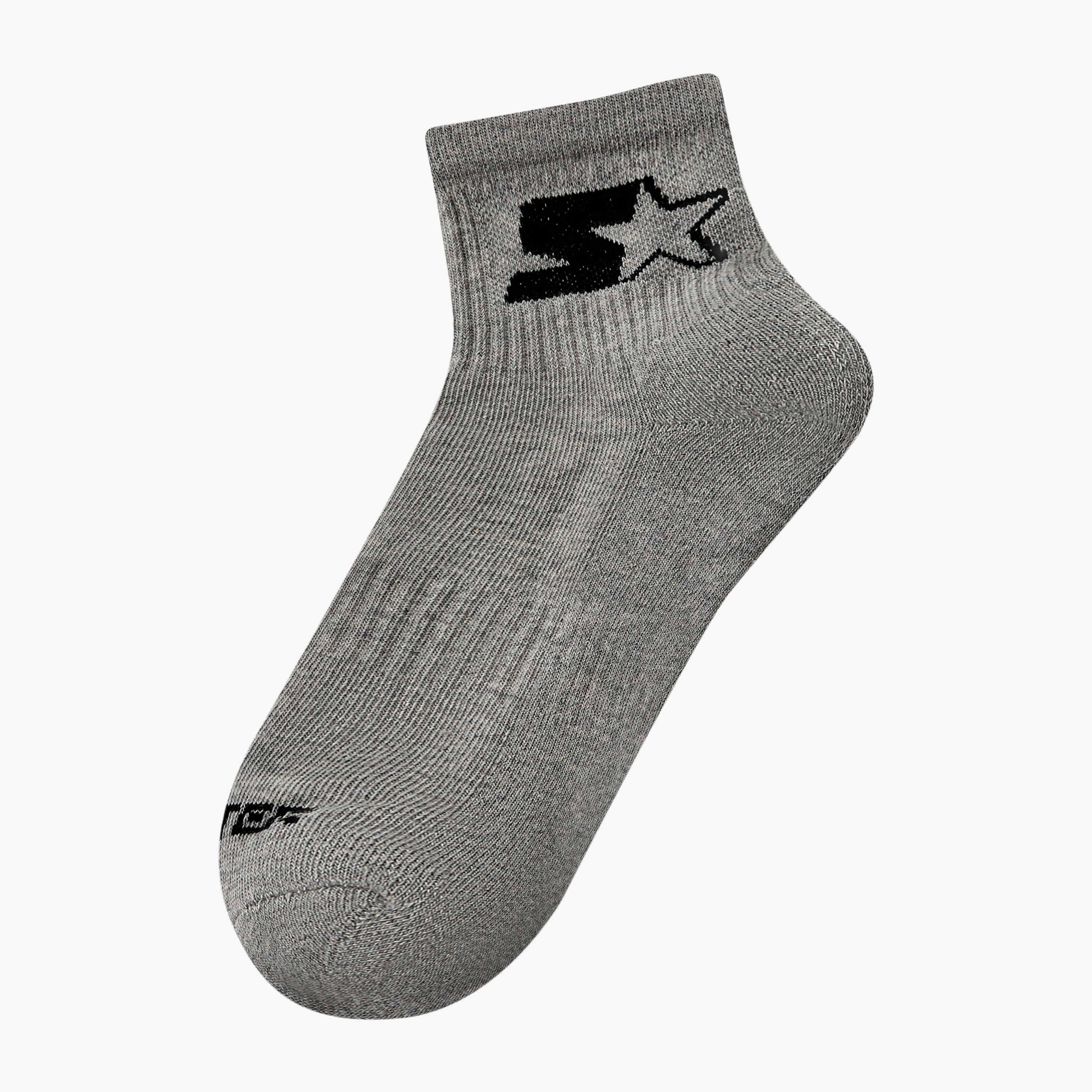 جوارب بطول الكاحل للرجال من ستارتر - طقم 3 أزواج-men-socks-image-2