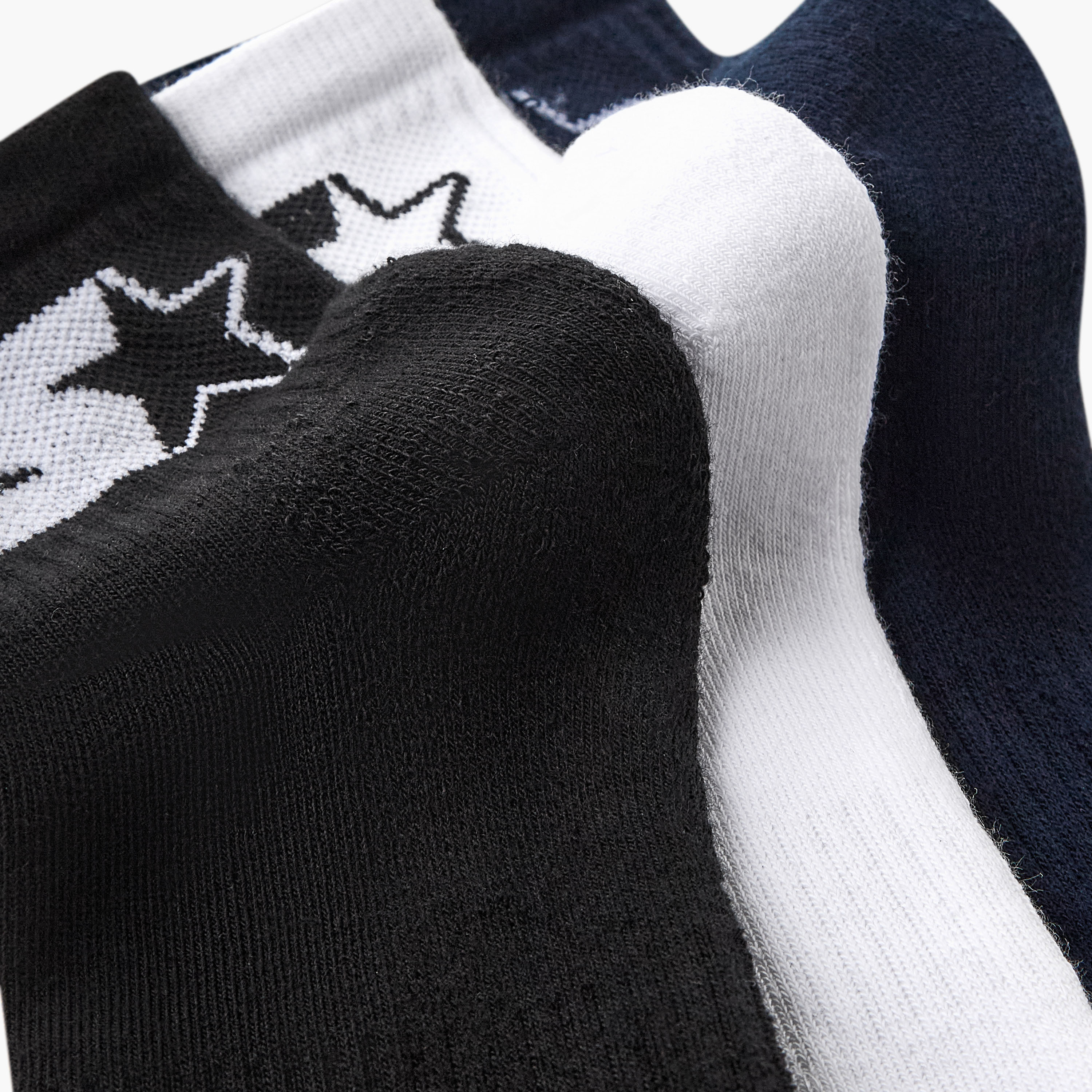طقم جوارب بطول الكاحل3 أزواج  للرجال من ستارتر-men-socks-image-4