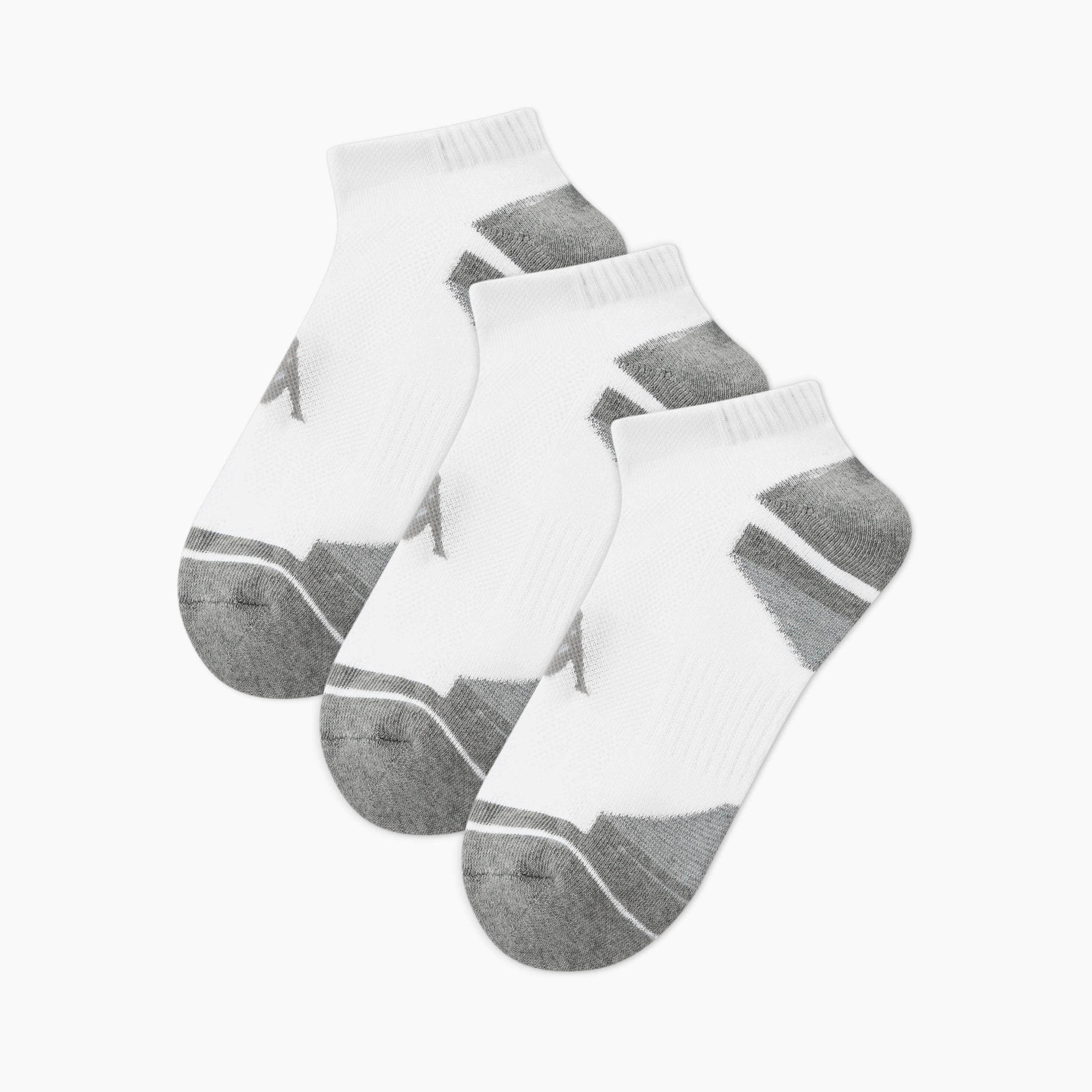 جوارب رجالية طول الكاحل نصف تيري من كابا - طقم من 3-men-socks-image-1