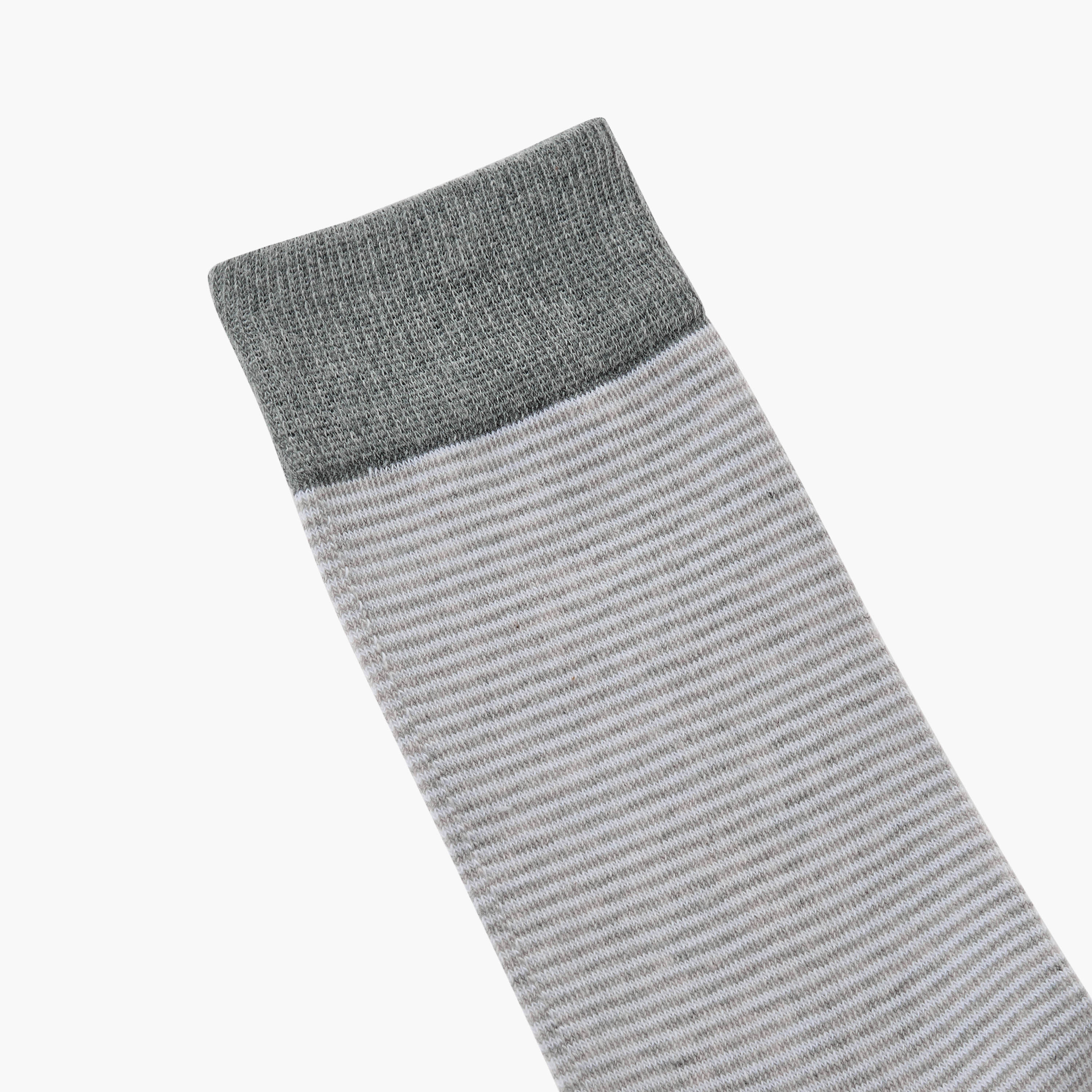 Men Formal Socks Ribbed - Set of 5-men-socks-image-3