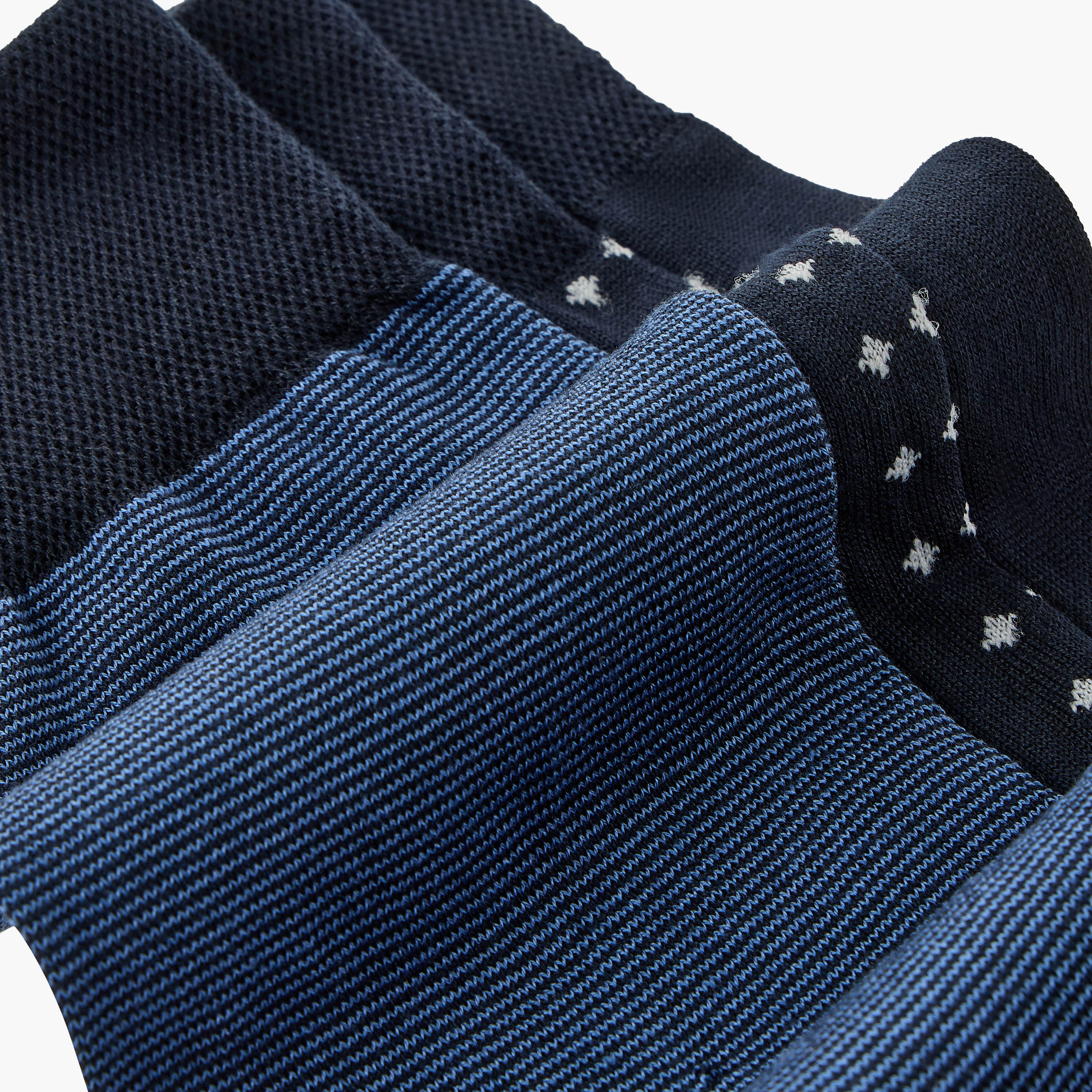 Men Formal Socks Mercerised - Set of 3-men-socks-image-4