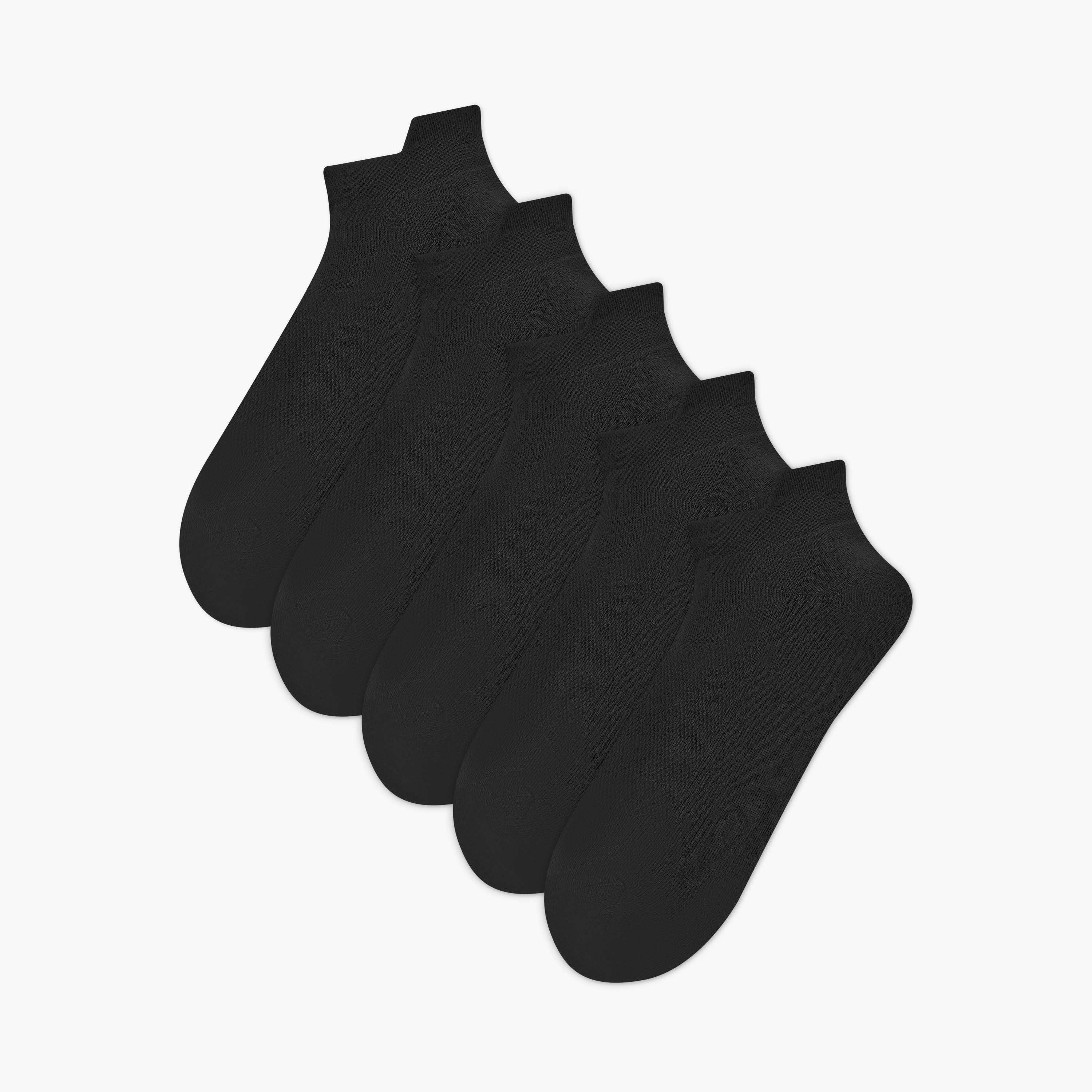 Men Socks Ankle Length Half Terry - Set of 5-men-socks-image-1
