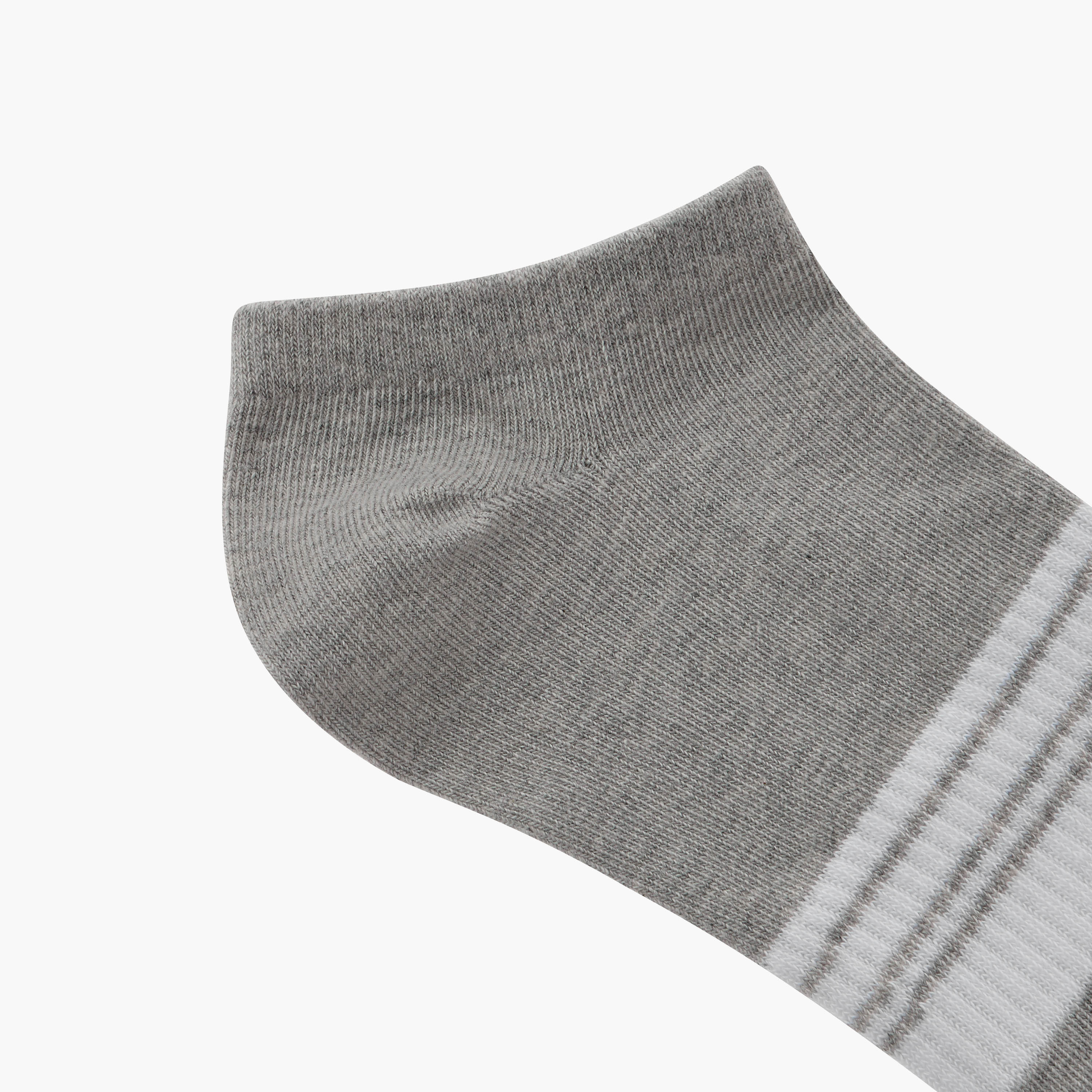 جوارب رجالية طول الكاحل نصف تيري - طقم من 3-men-socks-image-3